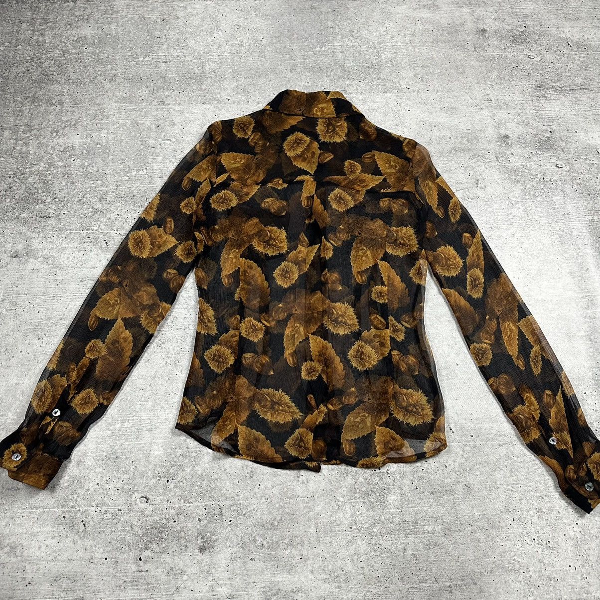 Dolce & Gabbana Vintage Dolce & Gabbana Buttoned Down Shirt Chestnut Pattern Size M / US 6-8 / IT 42-44 - 11 Thumbnail
