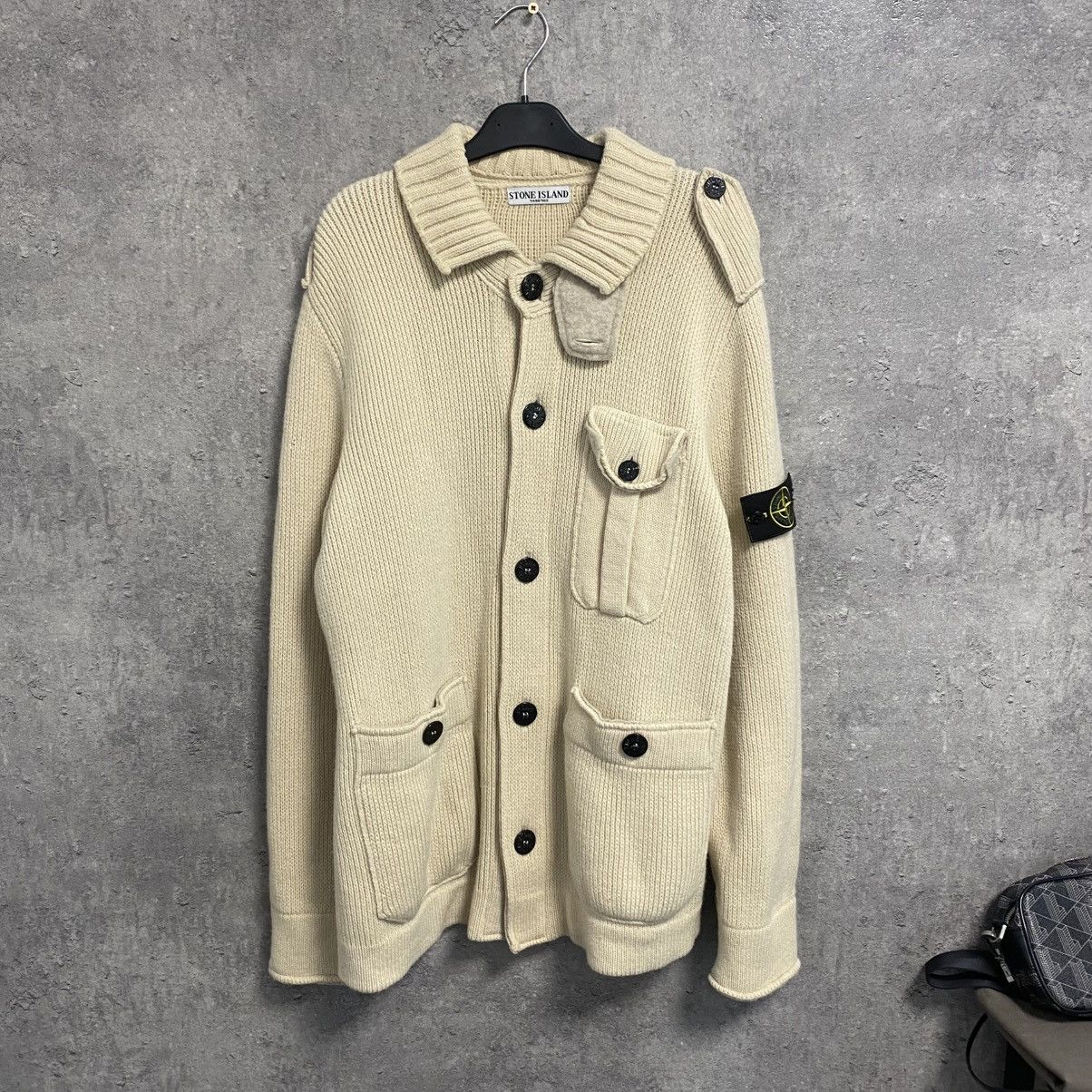 Stone Island Stone Island Cardigan Vintage Size US XL / EU 56 / 4 - 1 Thumbnail