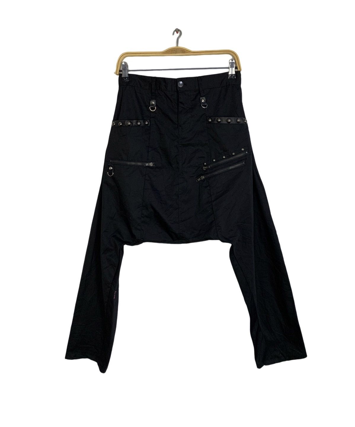 Japanese Brand × Seditionaries Hype Bondage Baggy Low Rise Multipockets Pant Cyber Punk Size US 29 - 1 Thumbnail