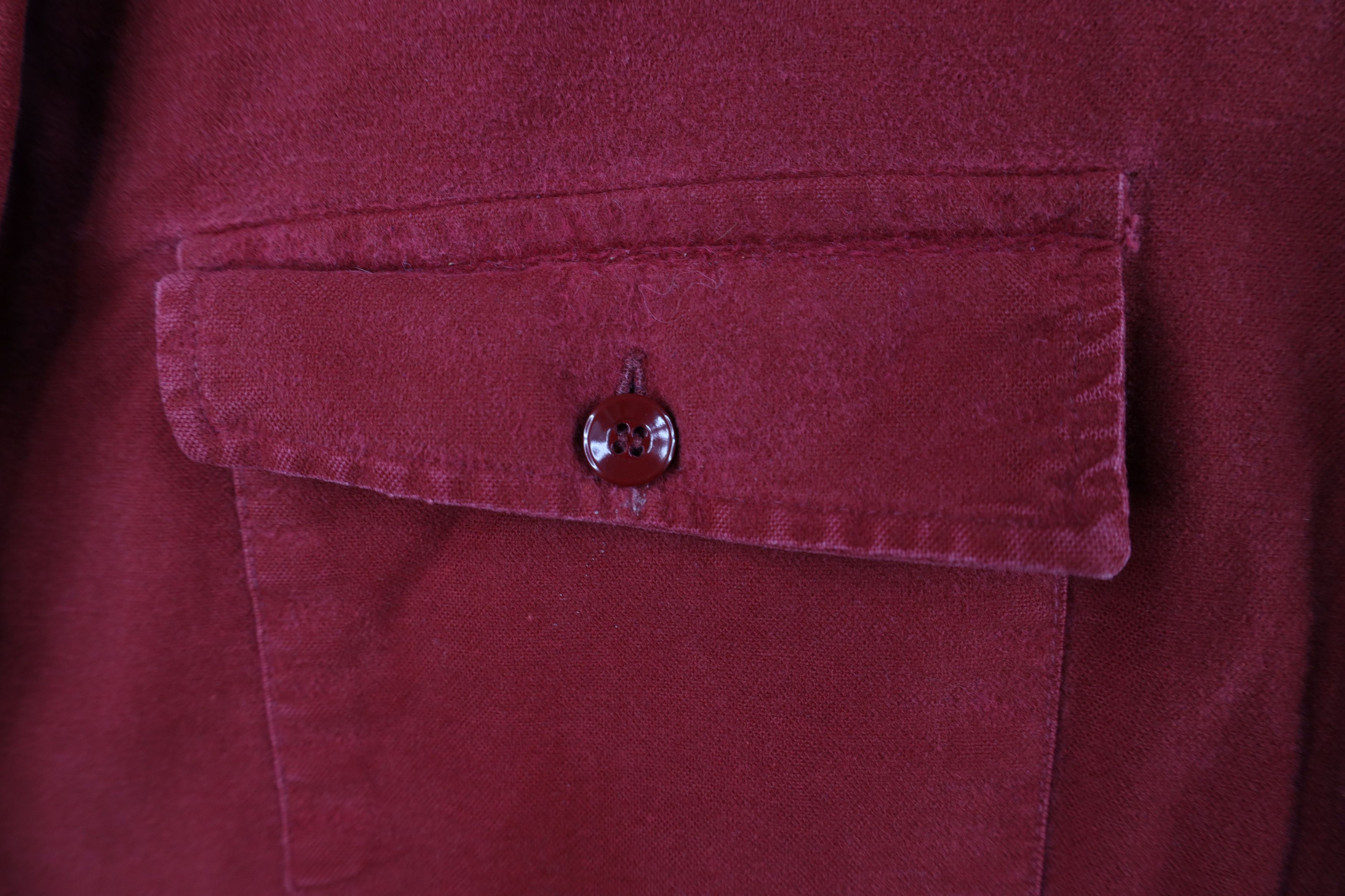 L.L. Bean Vintage 70s LL Bean Chamois Cloth Collared Button Shirt USA Size US M / EU 48-50 / 2 - 5 Thumbnail