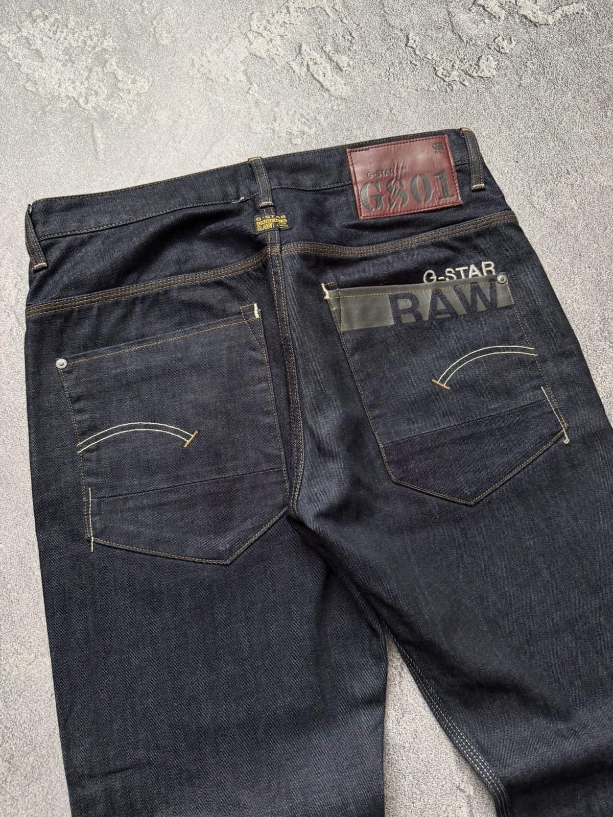 G-Star × Japanese Brand G star raw 34/30 new radar tapered breach embro denim pant Size US 34 / EU 50 - 3 Thumbnail