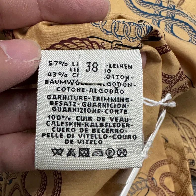 Hermes Hermes Patterned Linen Jacket Size XS / US 0-2 / IT 36-38 - 3 Thumbnail