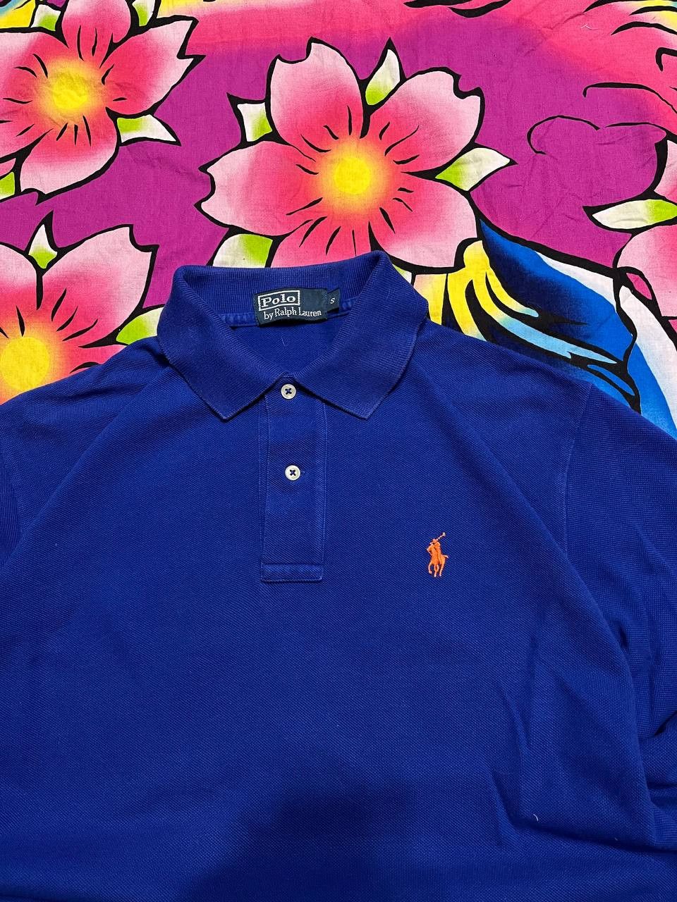 Polo Ralph Lauren × Ralph Lauren Vintage Polo Ralph Lauren rugby in blue with small horse Size US S / EU 44-46 / 1 - 3 Thumbnail
