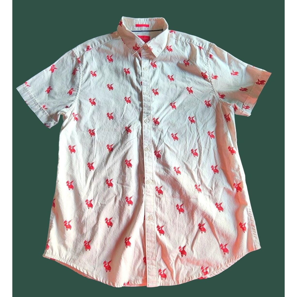 Other Mens Medium Button Down Shirt Dabbing Santa's Christmas Holi Size US M / EU 48-50 / 2 - 1 Thumbnail