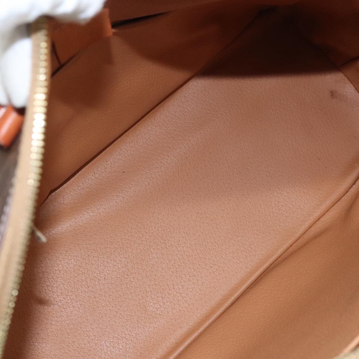 Celine CELINE Macadam Canvas Hand Bag Pvc Leather Brown Gold Size ONE SIZE - 10 Thumbnail