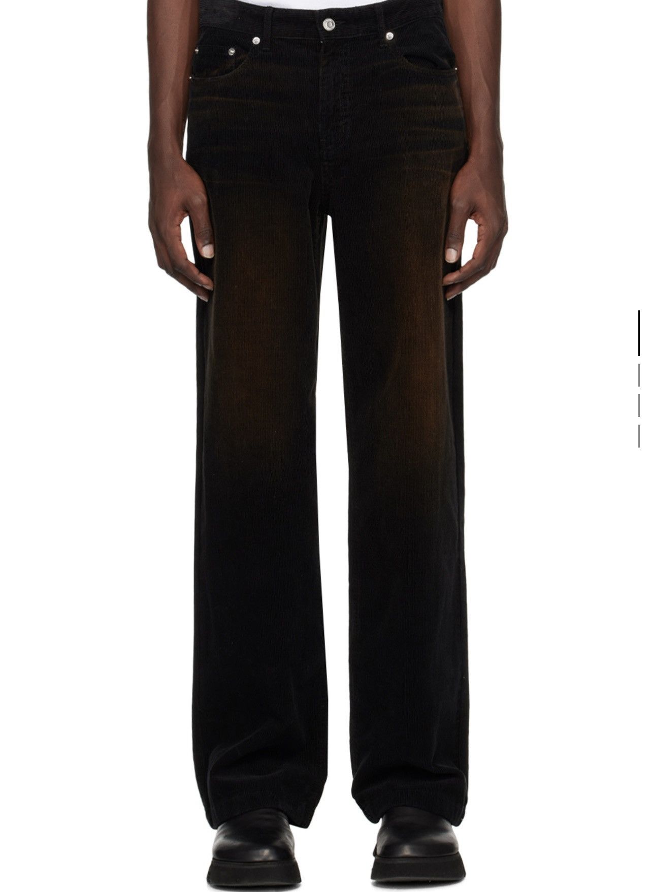 WE11DONE We11done Faded Corduroy Trousers Size US 30 / EU 46 - 3 Thumbnail