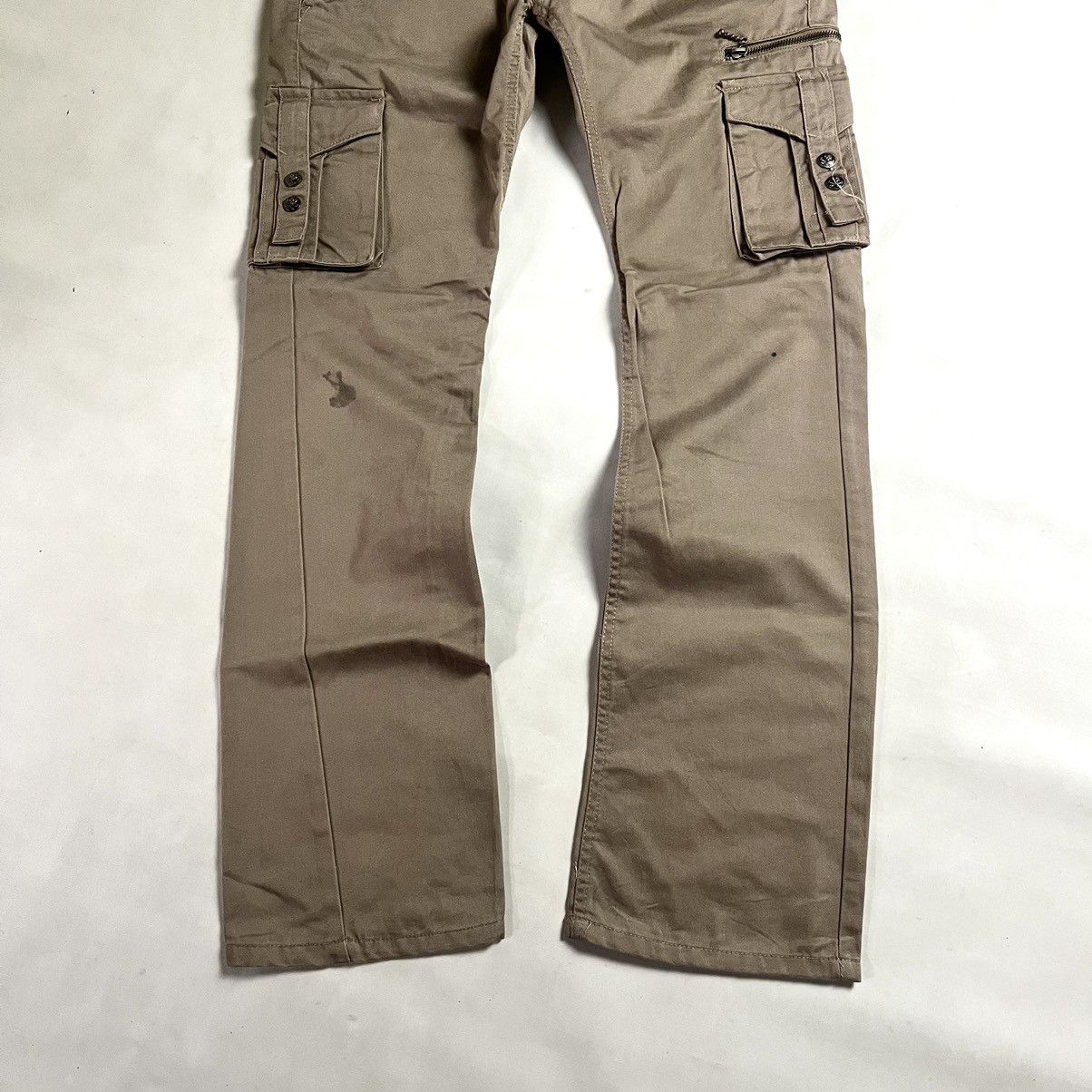 Japanese Brand 00s Double Focus Double Waist Cargo pants Size US 30 / EU 46 - 4 Thumbnail