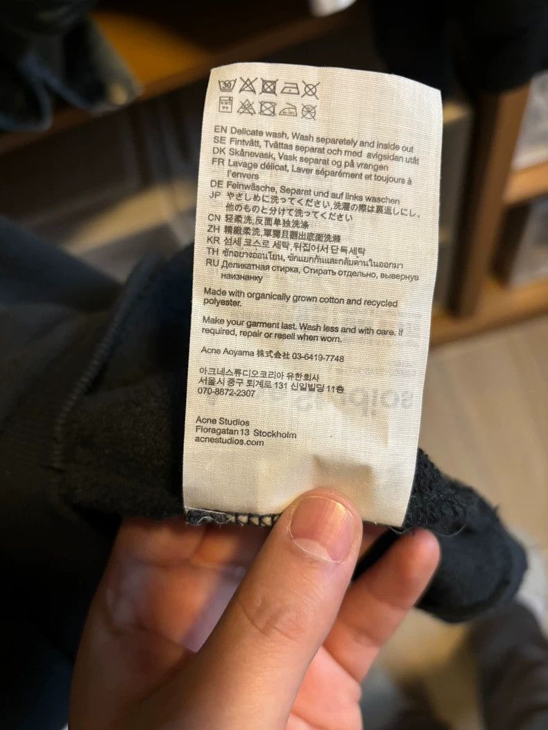 Acne Studios acne studiosSolid color letter hoodie 2503-Nextarrow Size US S / EU 44-46 / 1 - 6 Thumbnail