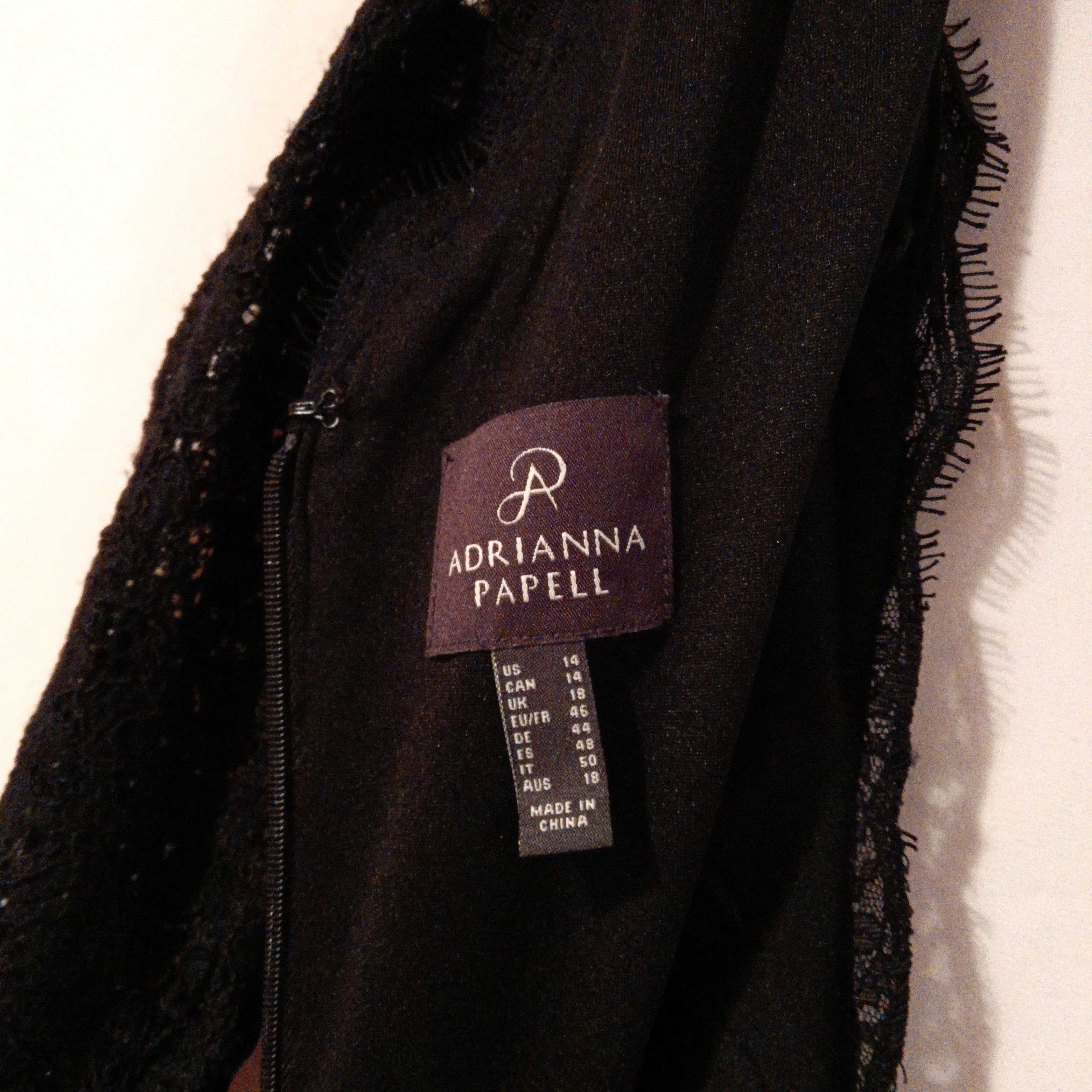 Adrianna Papell Adrianna Papell Maxi Dress Size 14 NWT Black Color Floral Size XL / US 12-14 / IT 48-50 - 5 Thumbnail