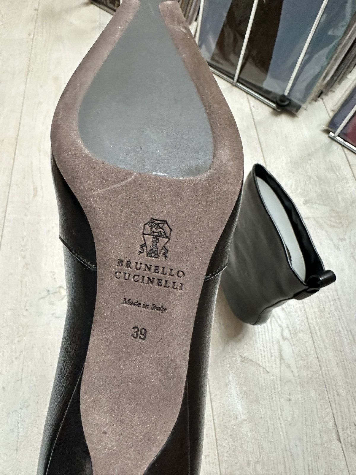 Brunello Cucinelli BRUNELLO CUCINELLI Leather ankle boots Size US 9 / IT 39 - 4 Thumbnail