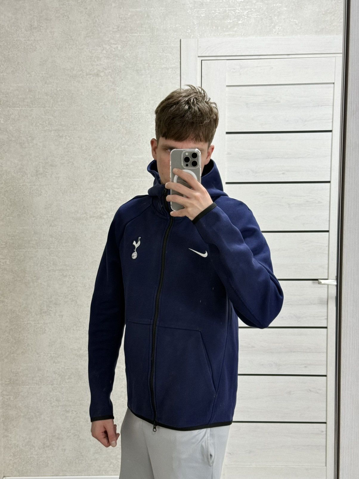 Nike Nike Tech Fleece Tottenham Hotspur Full Zip Hoodie Drill Y2K Size US M / EU 48-50 / 2 - 9 Thumbnail