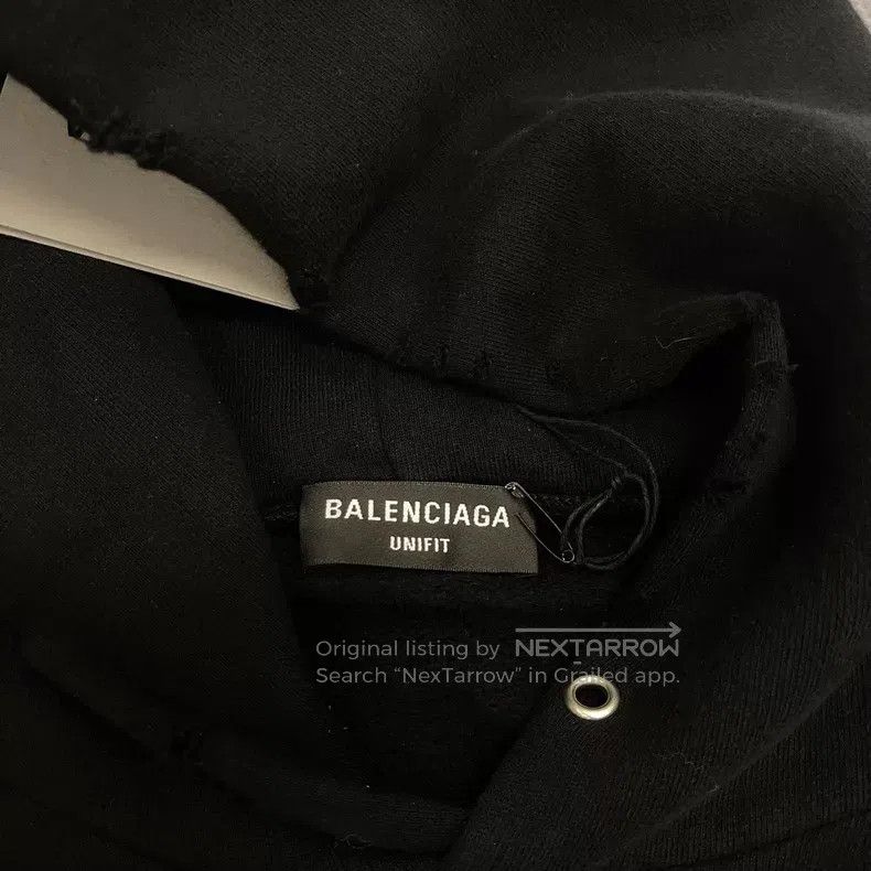 Balenciaga Balenciaga Black hooded sweatshirt Size US XXS / EU 40 - 4 Thumbnail