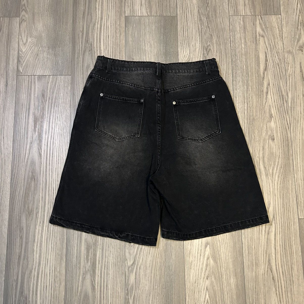 Vale Vale Forever Ice Cream Jorts (Black) Size US 32 / EU 48 - 2 Thumbnail