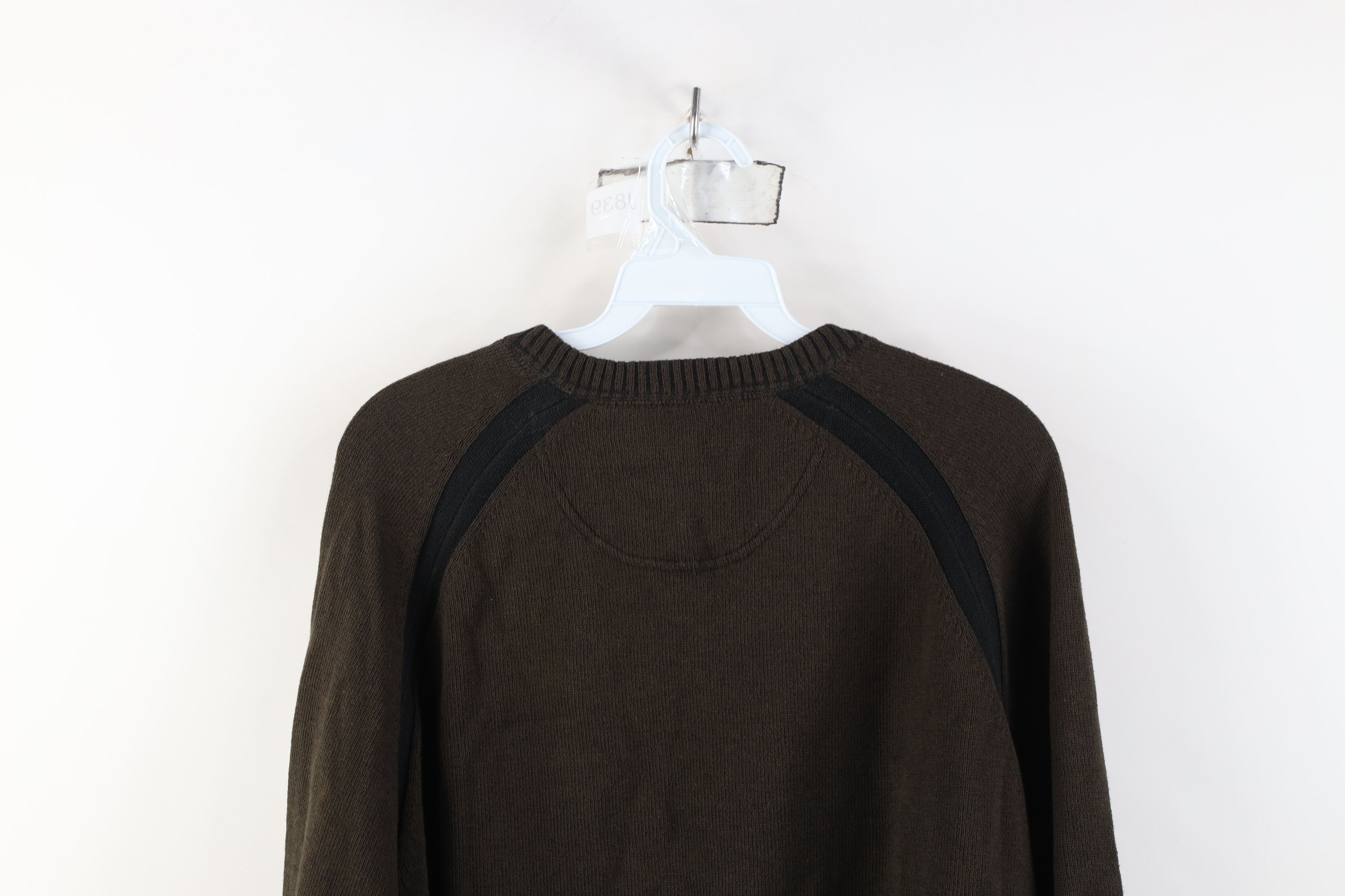 Tommy Bahama Vintage Tommy Bahama Blank Ribbed Knit V-Neck Sweater Brown Size US XXL / EU 58 / 5 - 9 Thumbnail