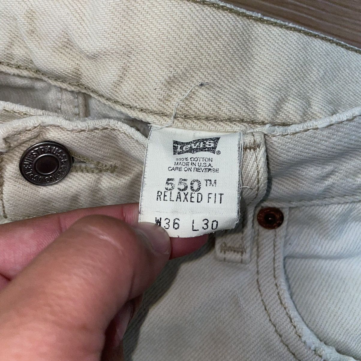 Levi's Levi’s Made in USA cream 550 Size US 36 / EU 52 - 5 Thumbnail