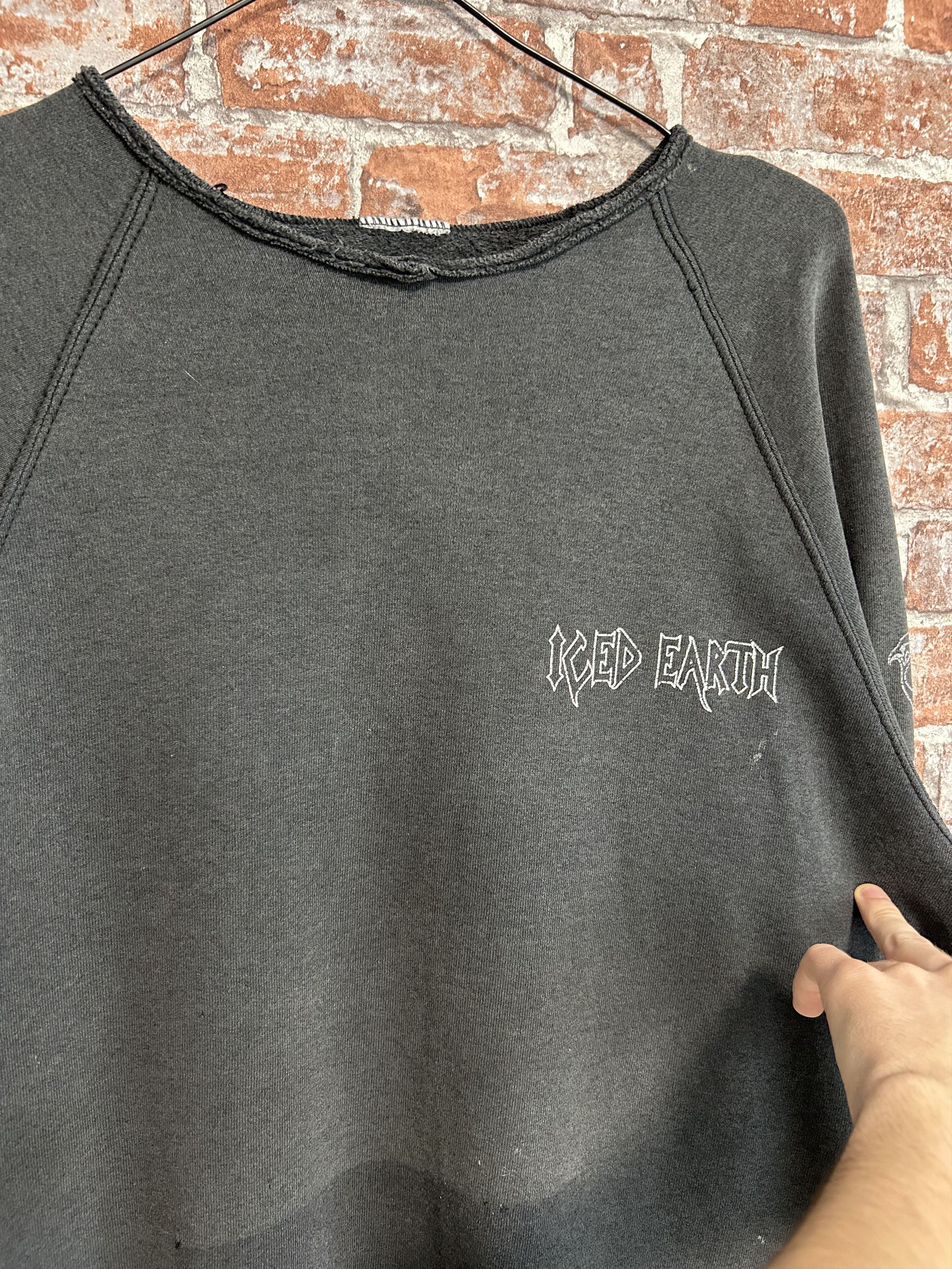 Band Tees Vintage 90s Iced Earth Rock Band Custom Sweatshirt Size US XL / EU 56 / 4 - 3 Thumbnail