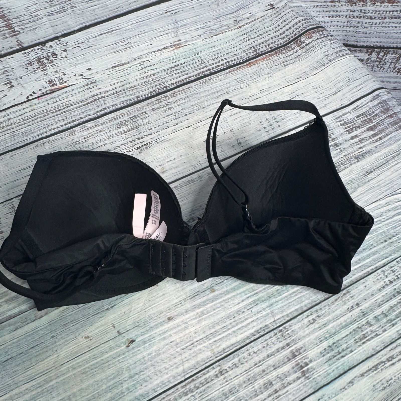Victoria's Secret Victoria's Secret Perfect Shape Push-Up Smooth Bra Black 38D Size ONE SIZE - 4 Thumbnail
