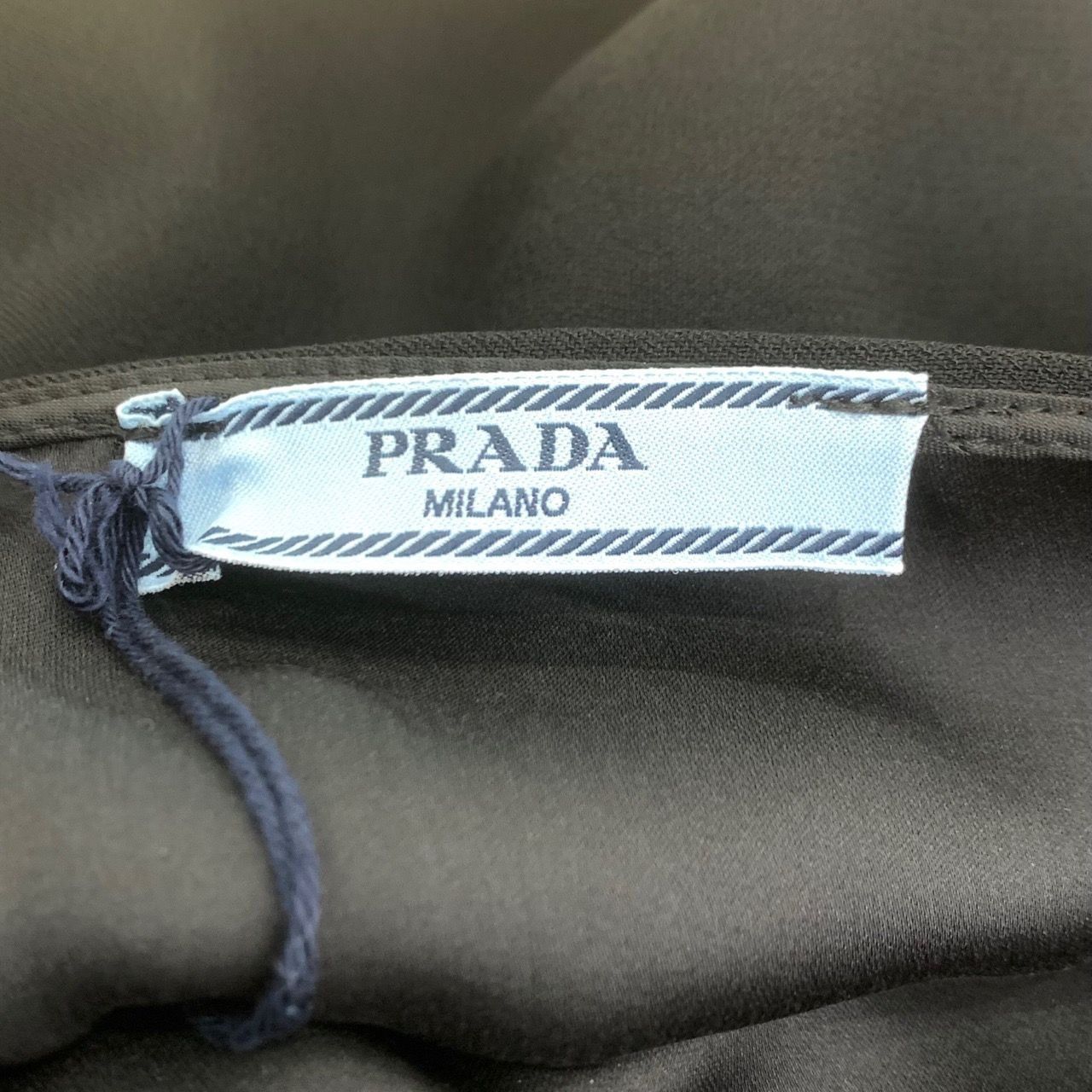 Prada [Prada] Black A-Line Mini Skirt 36 Size 36" / US 14 / IT 50 - 2 Thumbnail