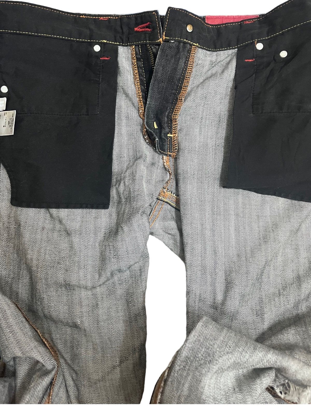 Beauty Beast × Jun Takahashi × Uniqlo Vintage Premium Uniqlo Distressed Style Jeans Size US 33 - 9 Thumbnail