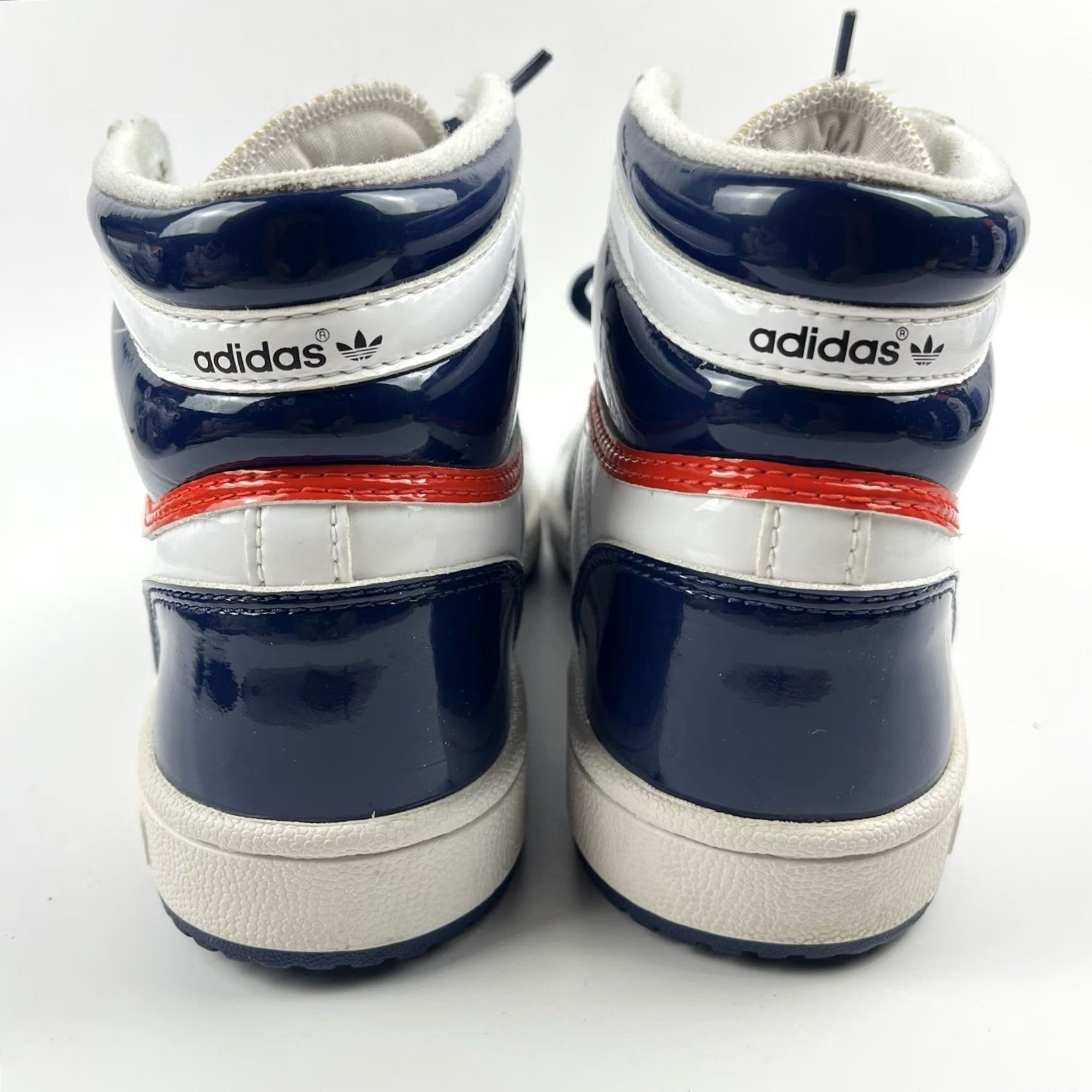 Adidas Adidas Top Ten RB Hi Women Basketball Shoes White Blue FX9813 Women’s Size 7.5 US 7.5 Sneakers Mid Top Patent Leather Leather Lining 80s 90s Vintage? Size M / US 6-8 / IT 42-44 - 4 Thumbnail