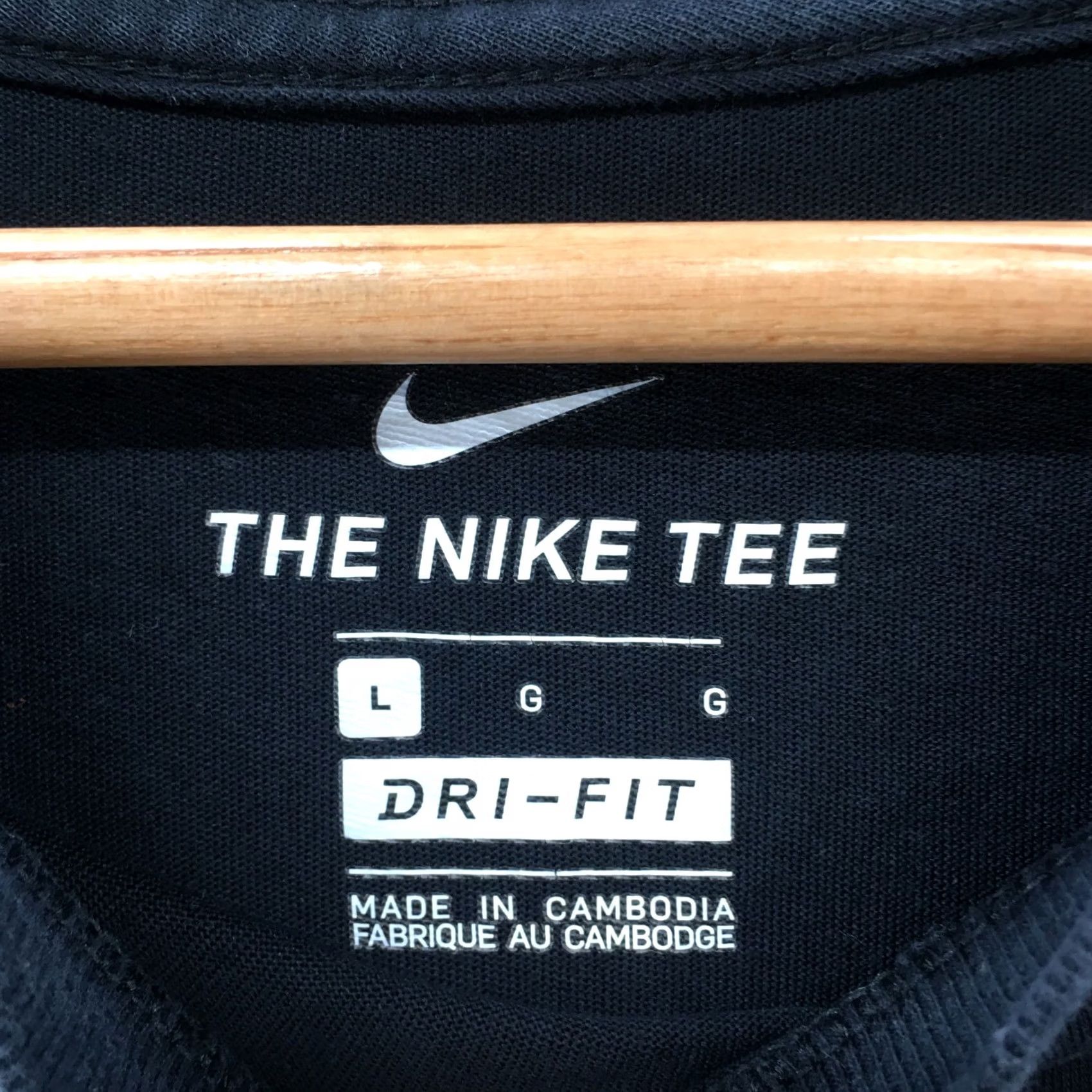 Nike Nike Just Do It Tee Tshirt Mens Large Black Cotton Blend Short Sleeve Pullover Size US L / EU 52-54 / 3 - 6 Thumbnail