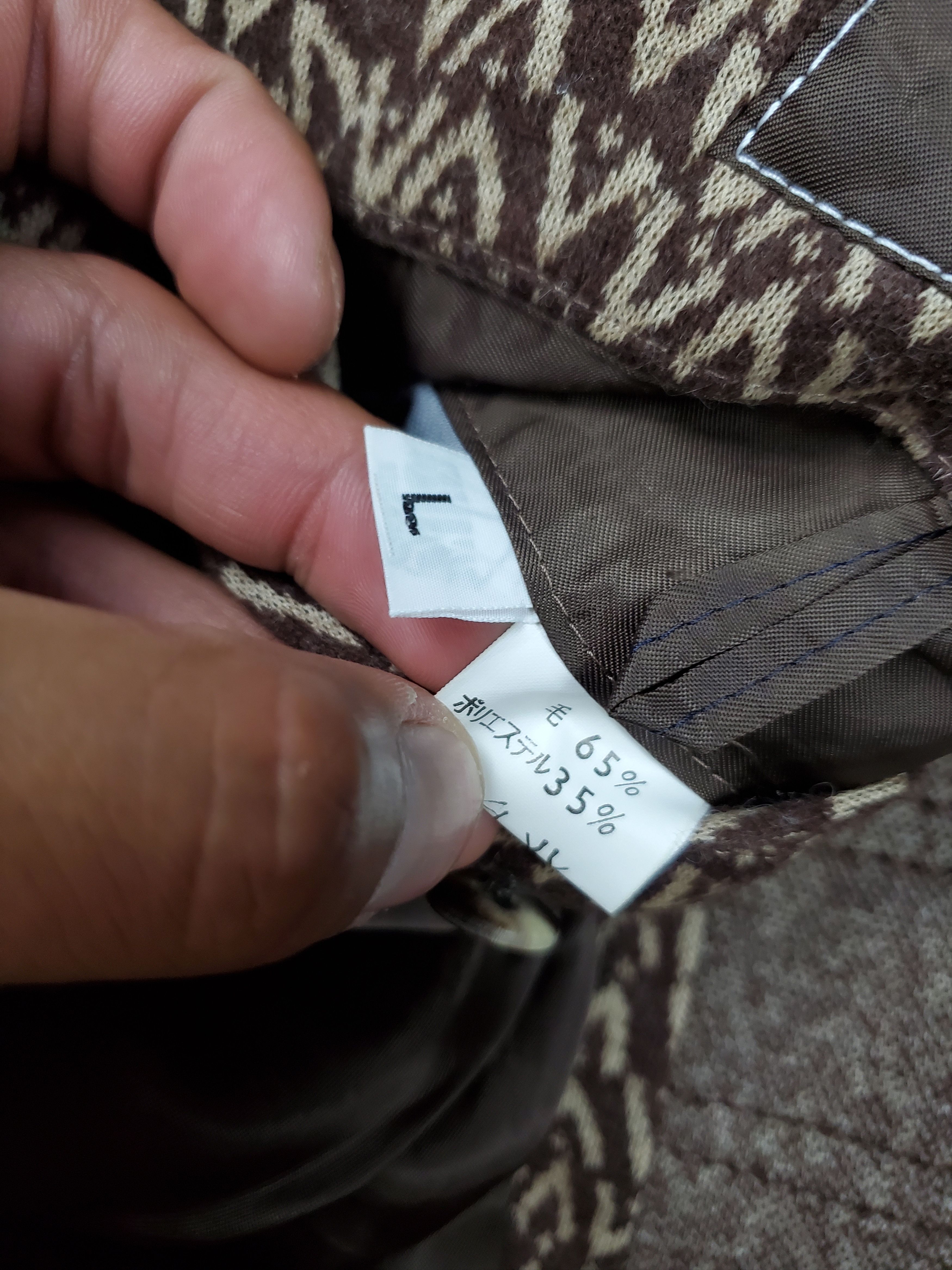 Japanese Brand × Vintage Vintage Wool Jacket Dolza Size 42L - 8 Thumbnail