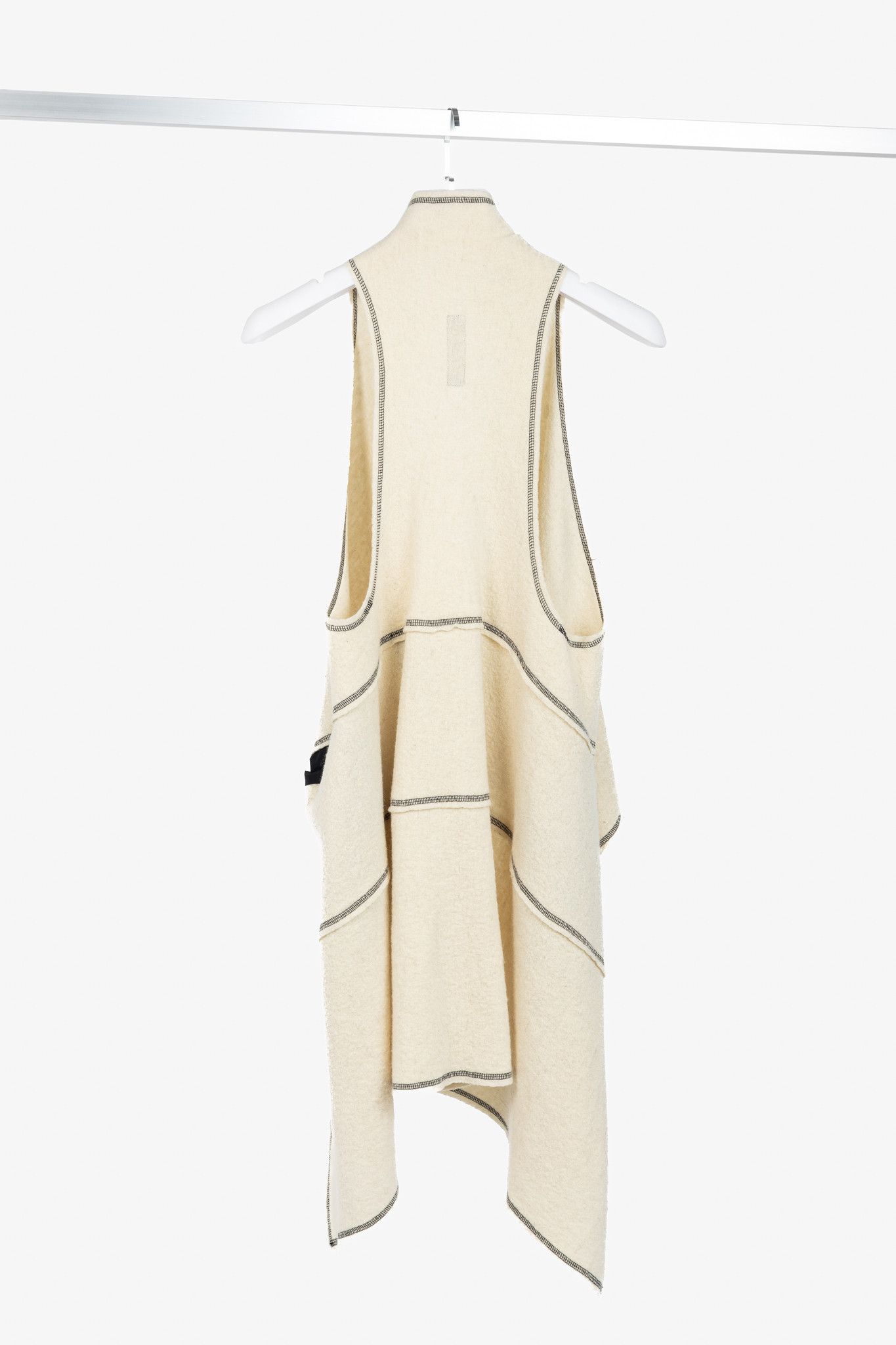 Other XD Xenia Design Budo Boiled-Wool Open-Front Waterfall Vest Size S / US 4 / IT 40 - 2 Thumbnail