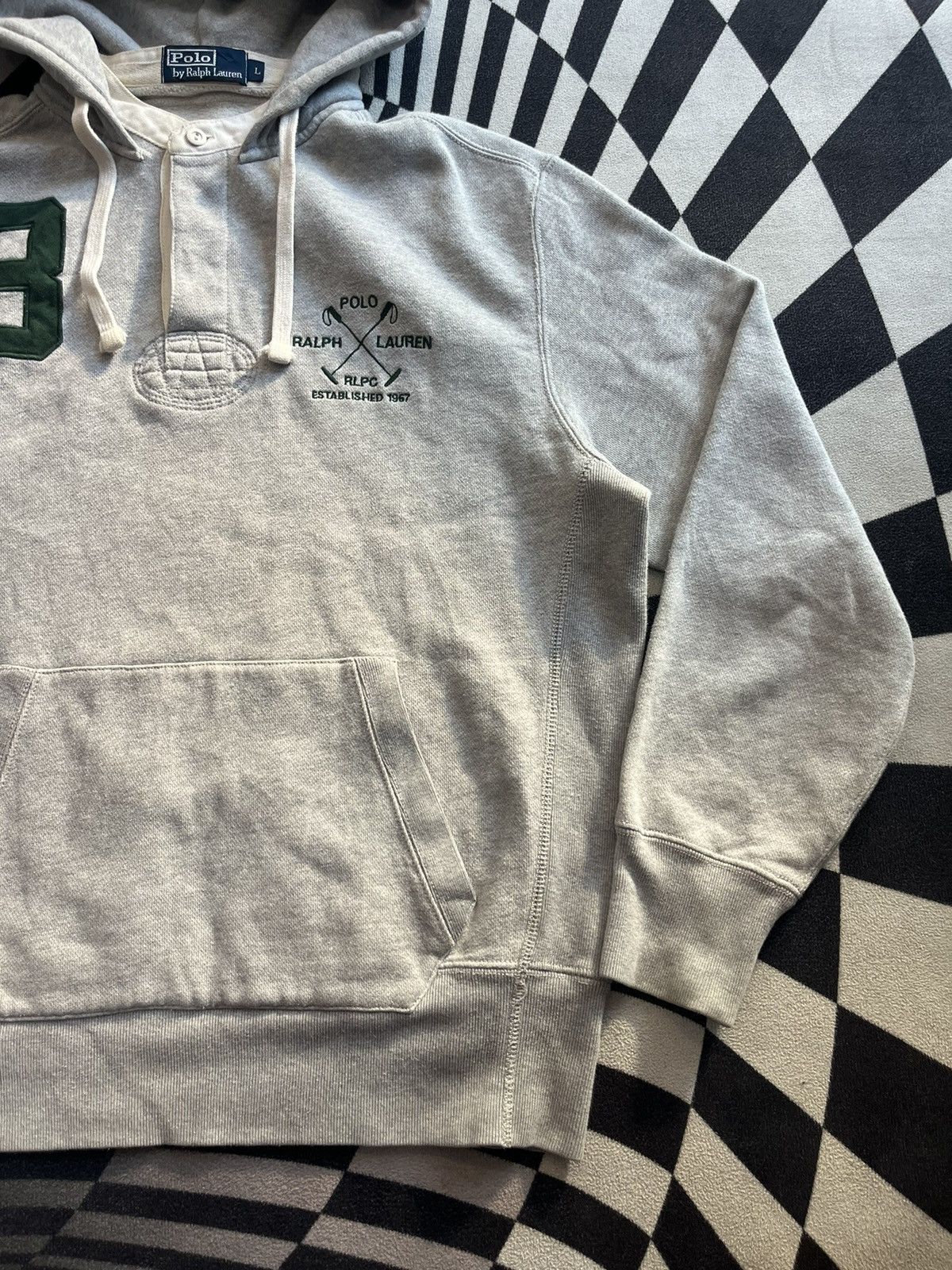 Polo Ralph Lauren Vintage POLO Ralph Lauren RLPC No.3 Hoodie Shirt Size US L / EU 52-54 / 3 - 6 Thumbnail