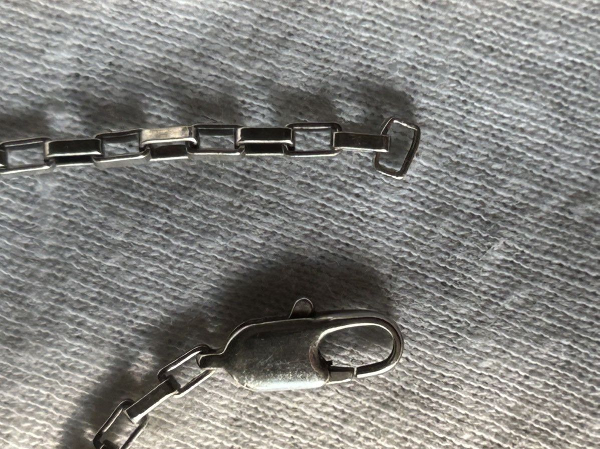 Gucci × Vintage Gucci Logo Silver Necklace Size ONE SIZE - 5 Thumbnail