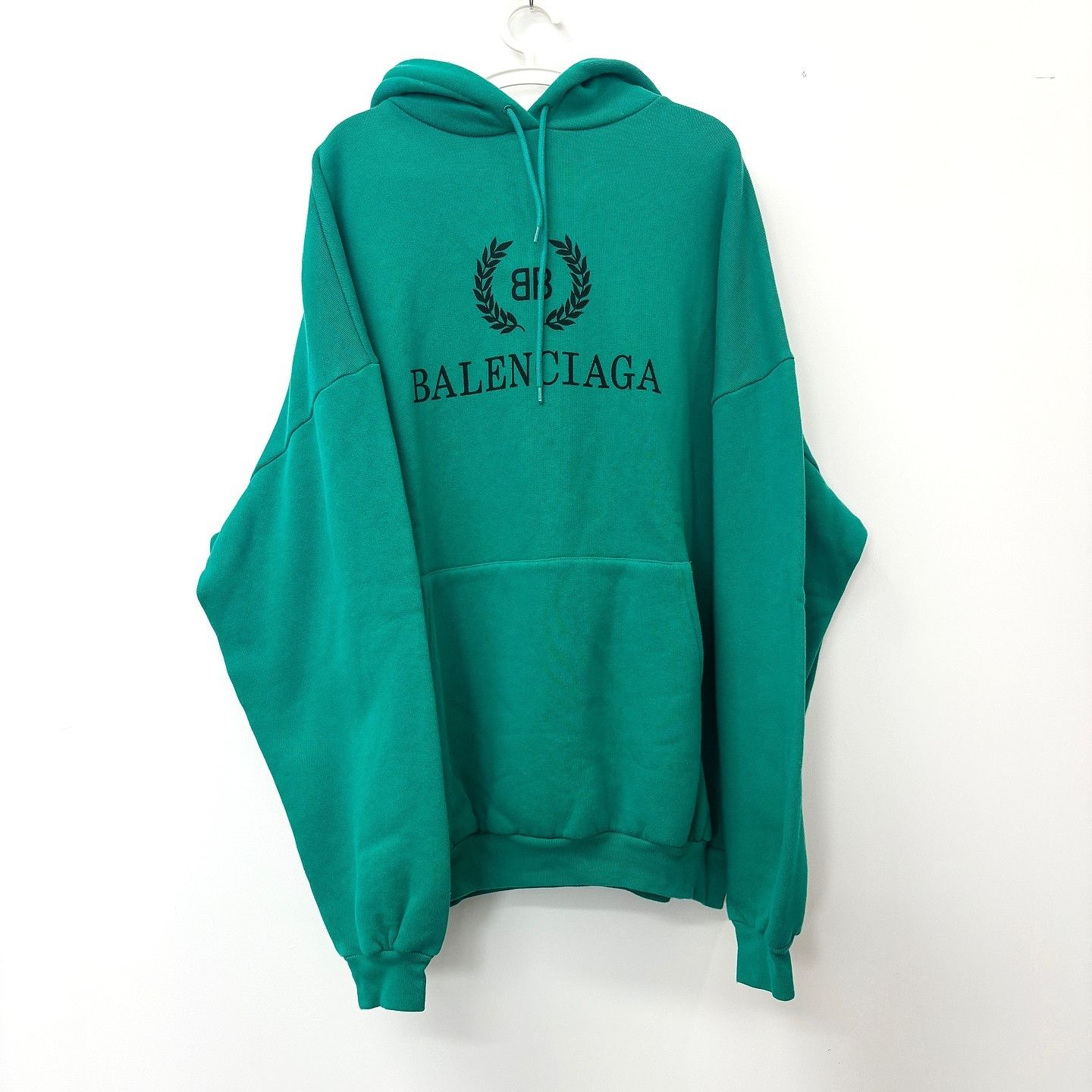 Balenciaga Balenciaga Wheat Logo Hoodie Size L Size L / US 10 / IT 46 - 1 Thumbnail