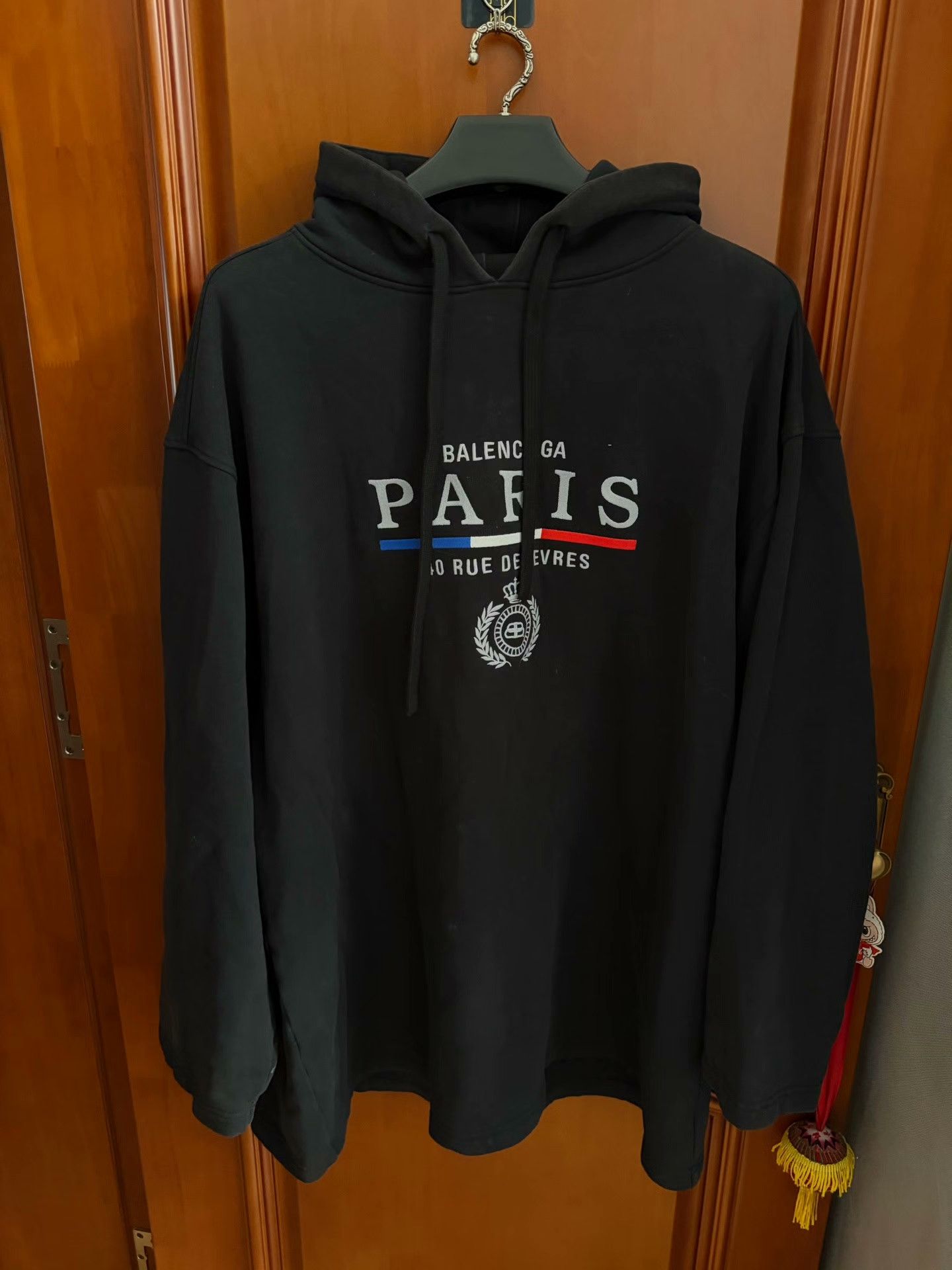 Balenciaga Balenciaga Retro Black Hoodie M Men Size US M / EU 48-50 / 2 - 1 Thumbnail