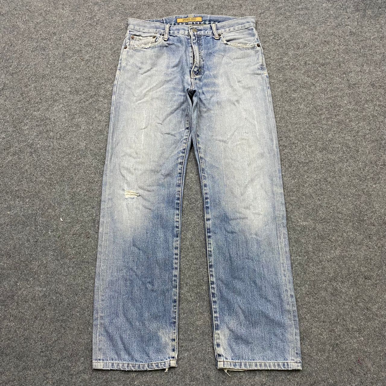 Japanese Brand 💥Best Offer💥Vintage Uniqlo Original Basic Denim Size US 30 / EU 46 - 1 Thumbnail