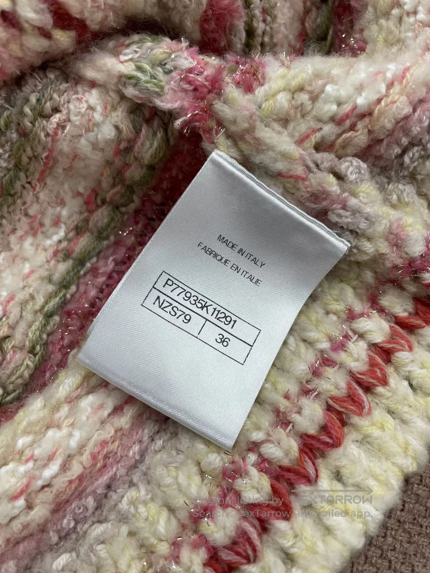 Chanel Chanel Pink Stripe Bow Button Vest. Size US S / EU 44-46 / 1 - 5 Thumbnail