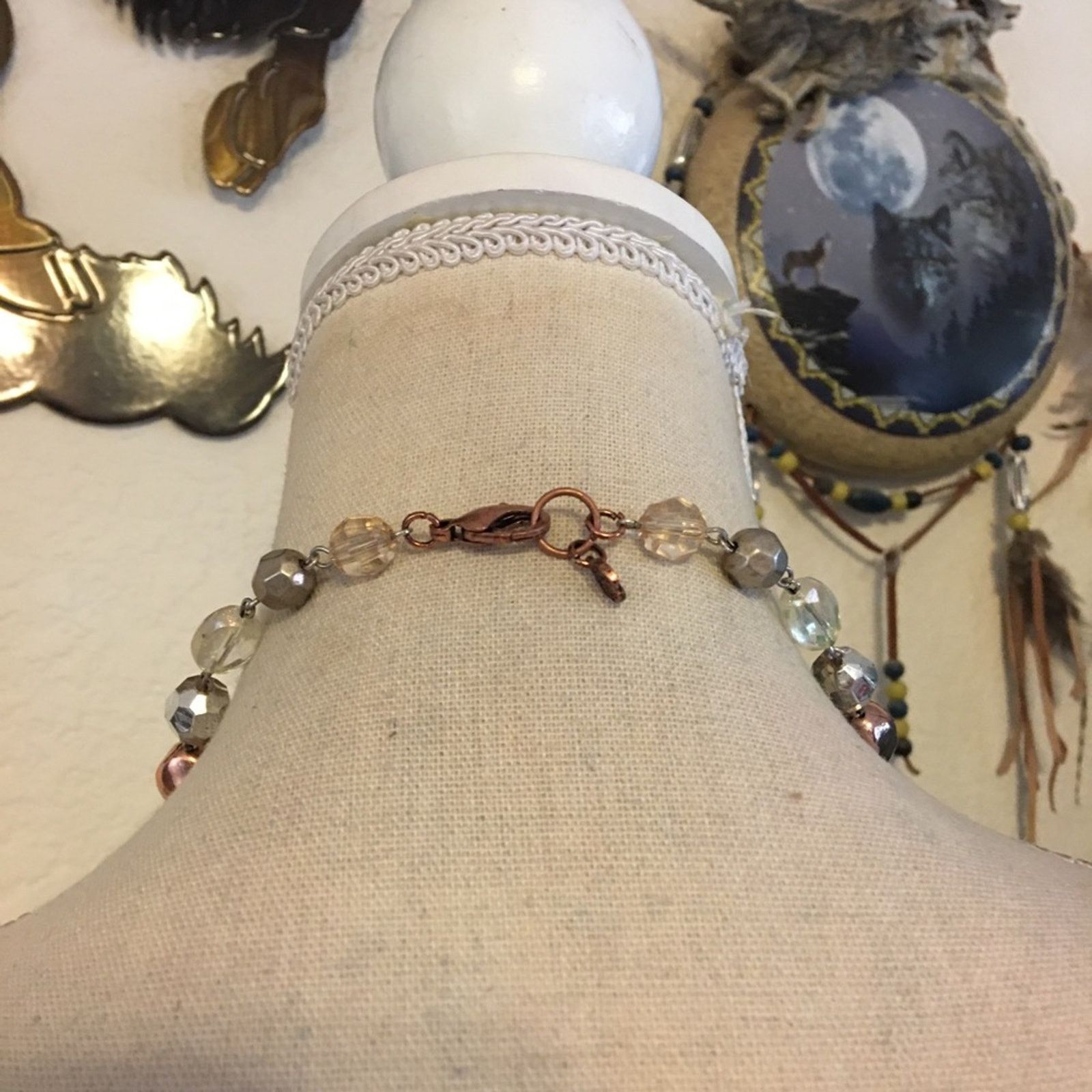 Jewelry Ruby Road copper and silver tone elegant necklace Size ONE SIZE - 4 Thumbnail