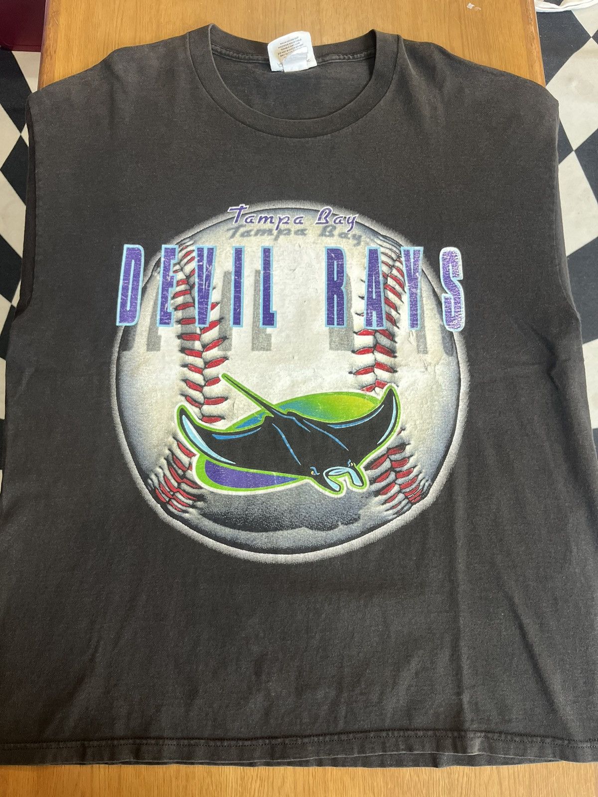 MLB Vintage Tampa Bay DEVIL RAYS 90’s MLB Tshirt Size US XL / EU 56 / 4 - 3 Thumbnail