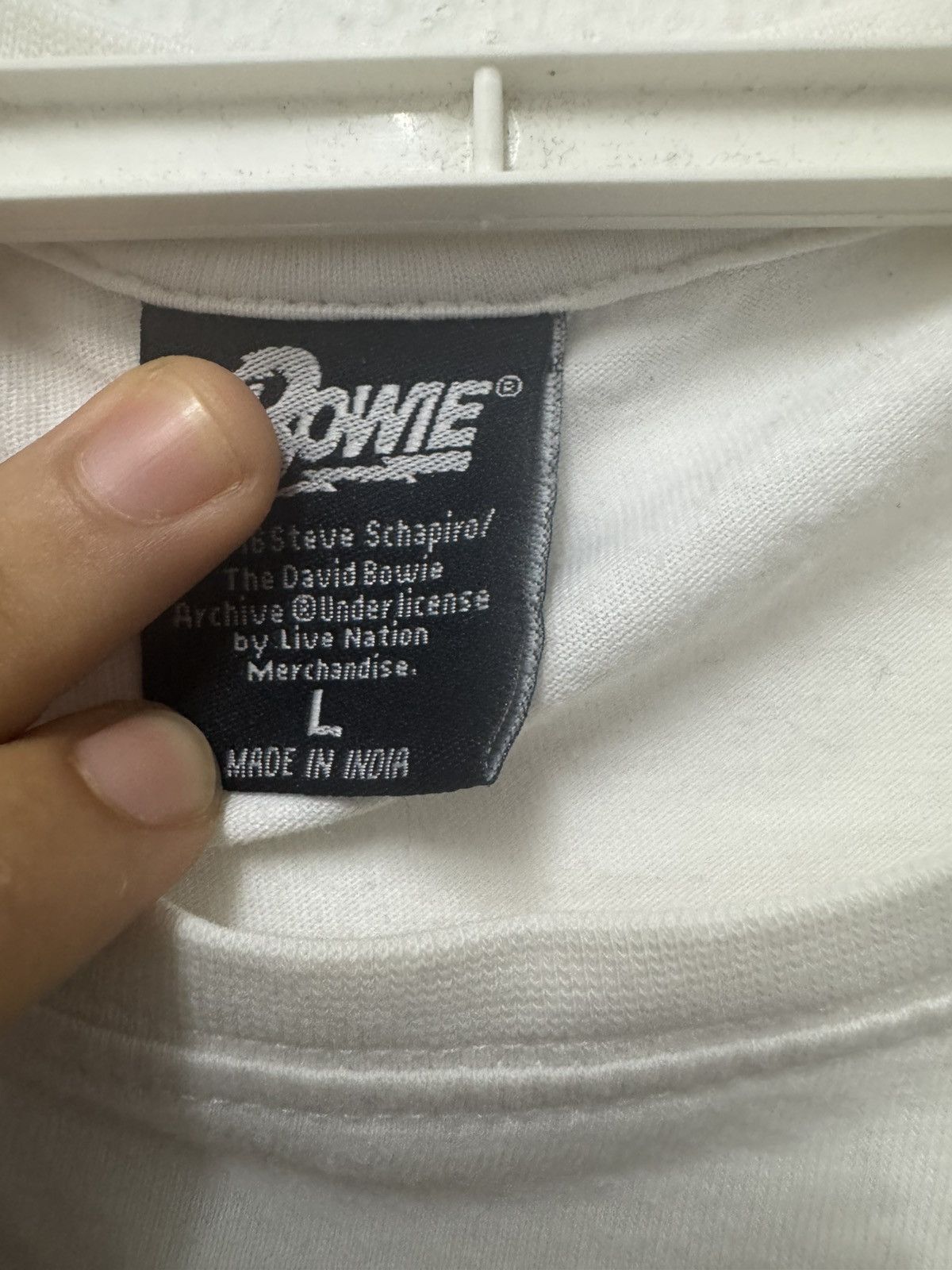 Band Tees David Bowie Photo Tee Band Size US L / EU 52-54 / 3 - 5 Thumbnail