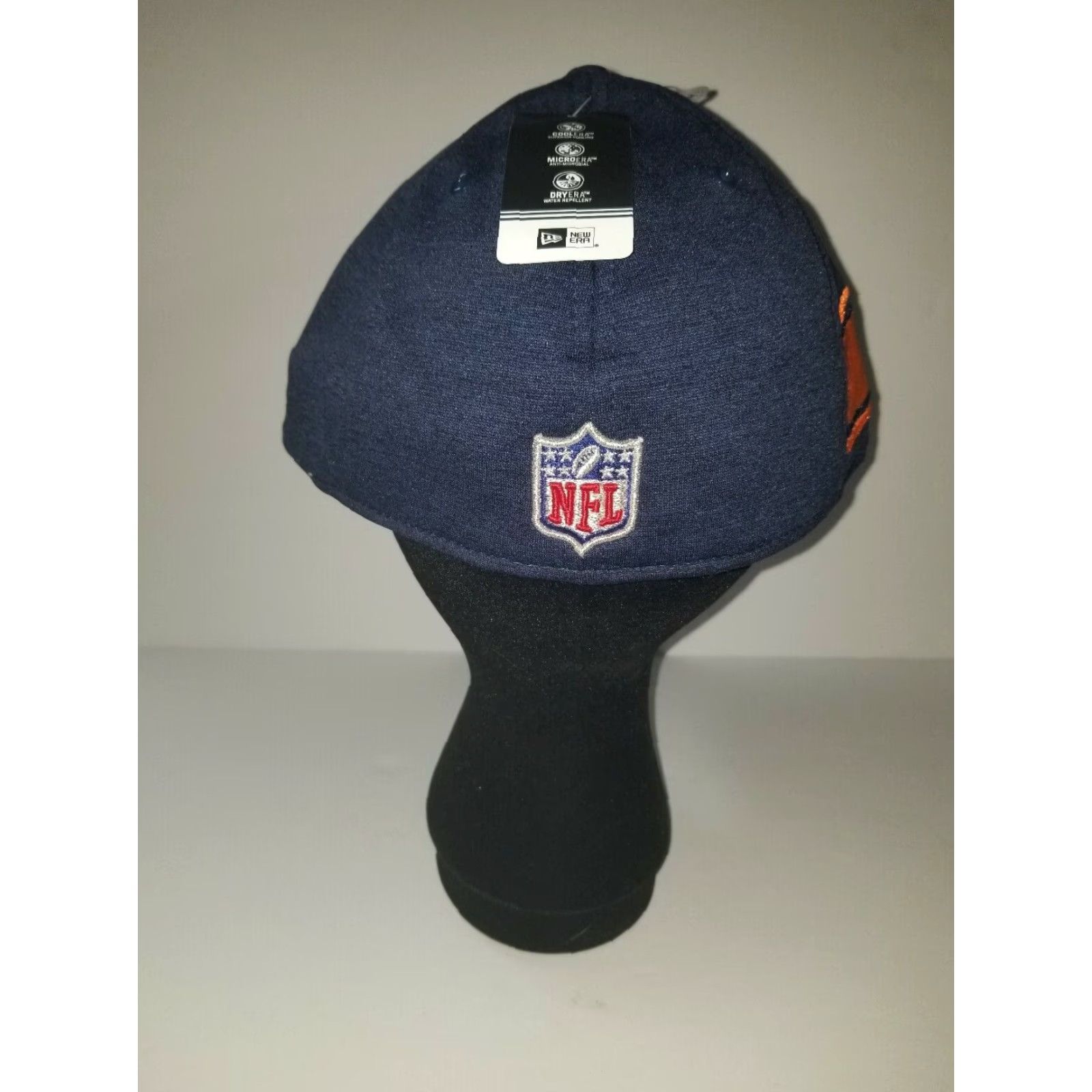 New Era VINTAGE Denver Broncos Hat Baseball Cap 39Thirty L XL Fitted Blue New Era Mens XL Size ONE SIZE - 2 Thumbnail