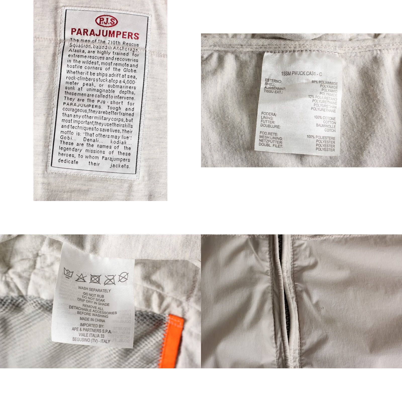 Parajumpers PARAJUMPERS Midseason Lightweight Series Jacket Women S Beige Logo Bomber Jacket Sci Size S / US 4 / IT 40 - 8 Thumbnail