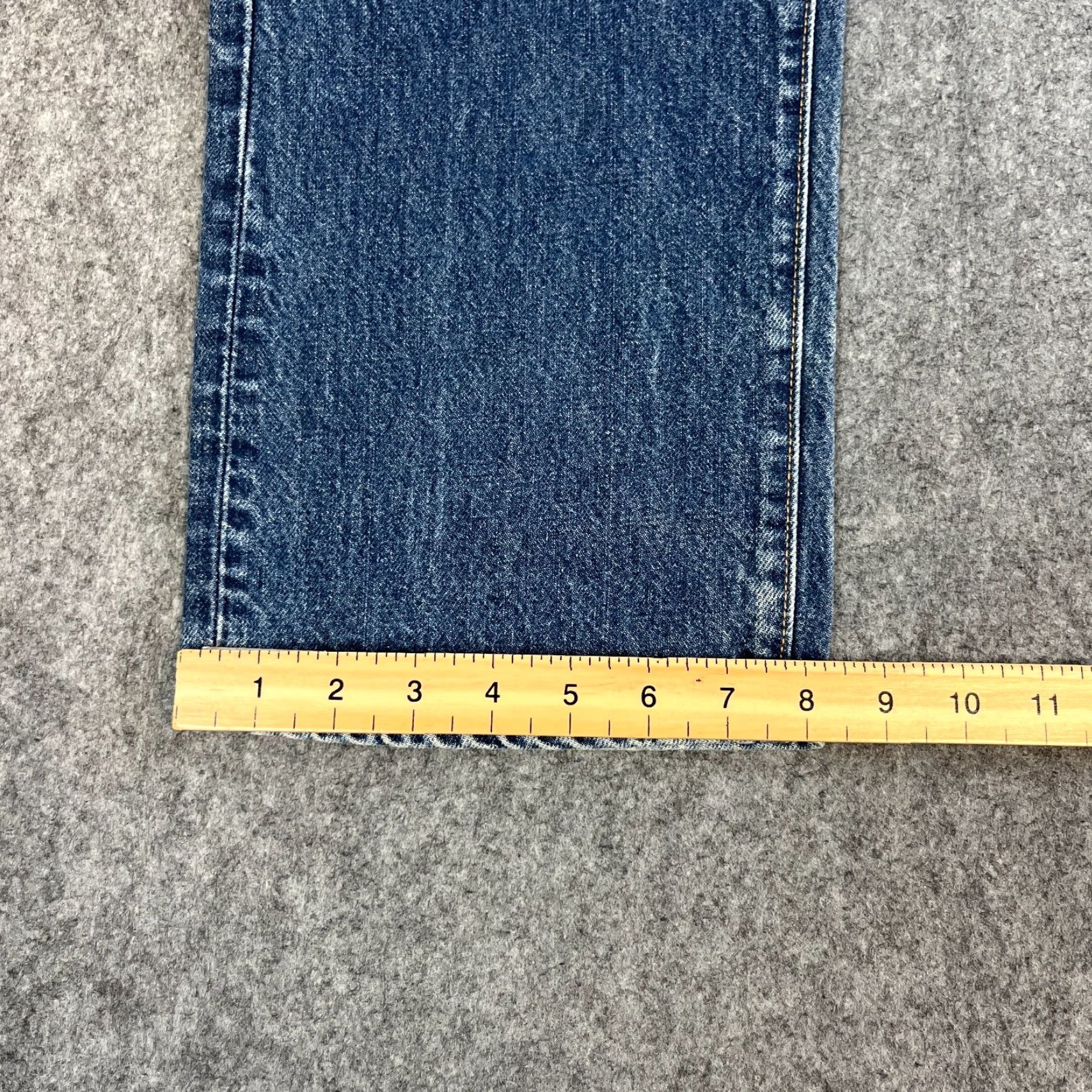 Replay Replay Jeans Relaxed Straight 32 Regular Mens Blue 100% Cotton Vintage Mid Wash Denim - 5-Pocket, Button Closure, Roomy Fit, Anbass, 34 Inside Leg Size US 32 / EU 48 - 3 Thumbnail