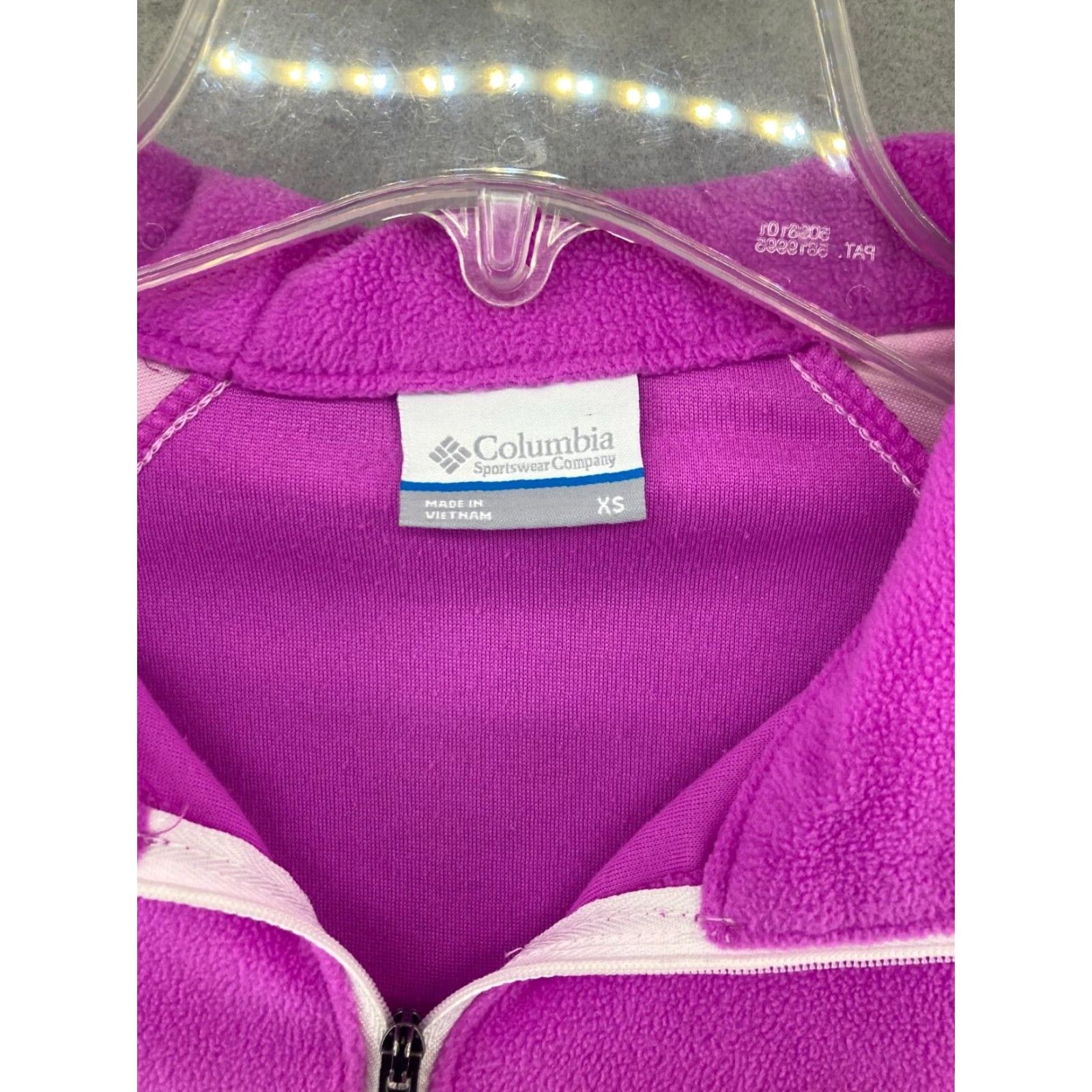 Pinko Columbia Womens Fleece Pullover XS Pink Breast Cancer Awareness Outdoor Athletic Shirt Size XS / US 0-2 / IT 36-38 - 7 Thumbnail