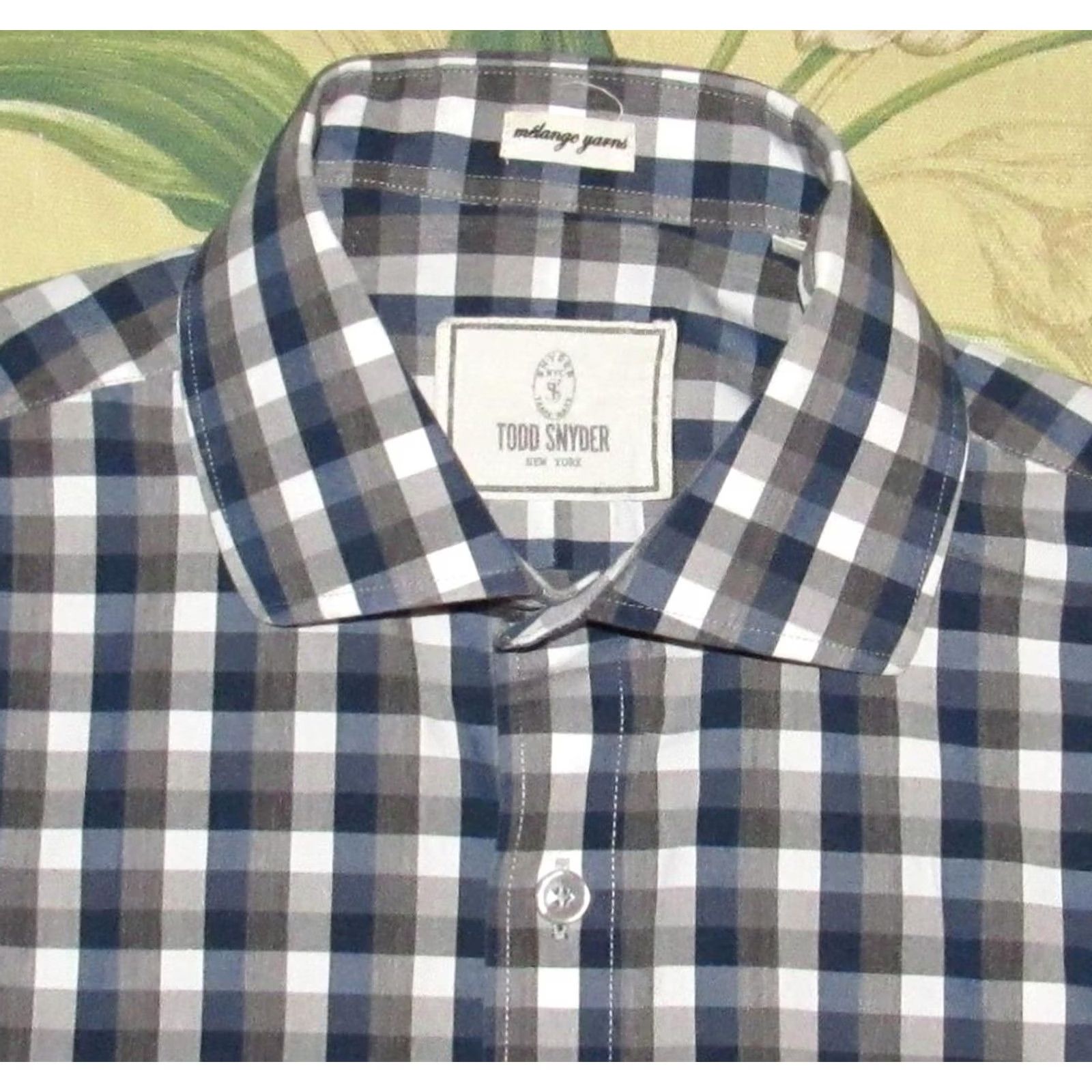 Todd Snyder TODD SNYDER Melange Yarns Long Sleeve Button Down Shirt 15 - 32/33 Mens Shirt XS-XXL Size US M / EU 48-50 / 2 - 2 Thumbnail