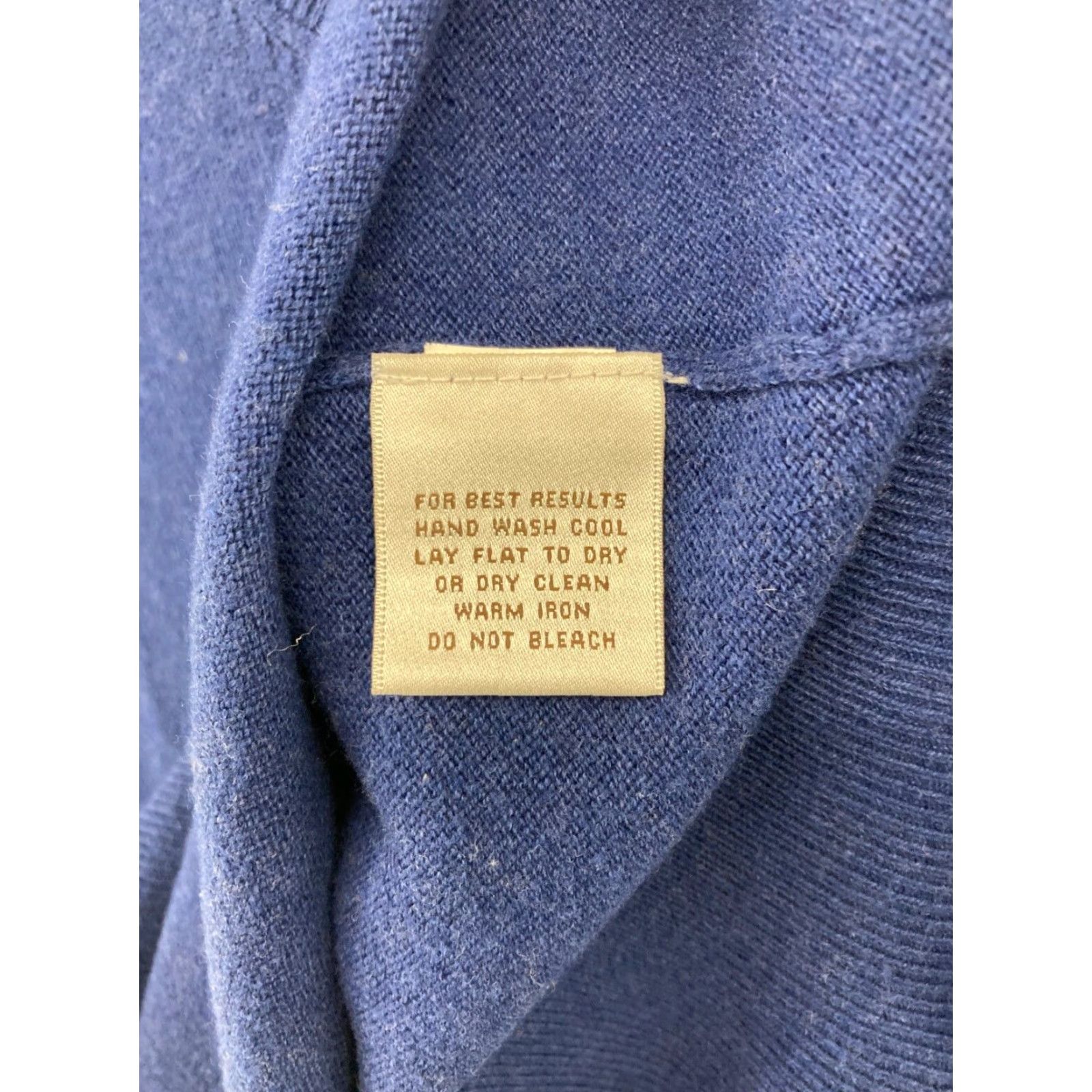 Peter Millar Peter Millar Vest Men's Large Blue Masters Luxury Blend Sweater Cotton Cashmere Size US L / EU 52-54 / 3 - 5 Thumbnail