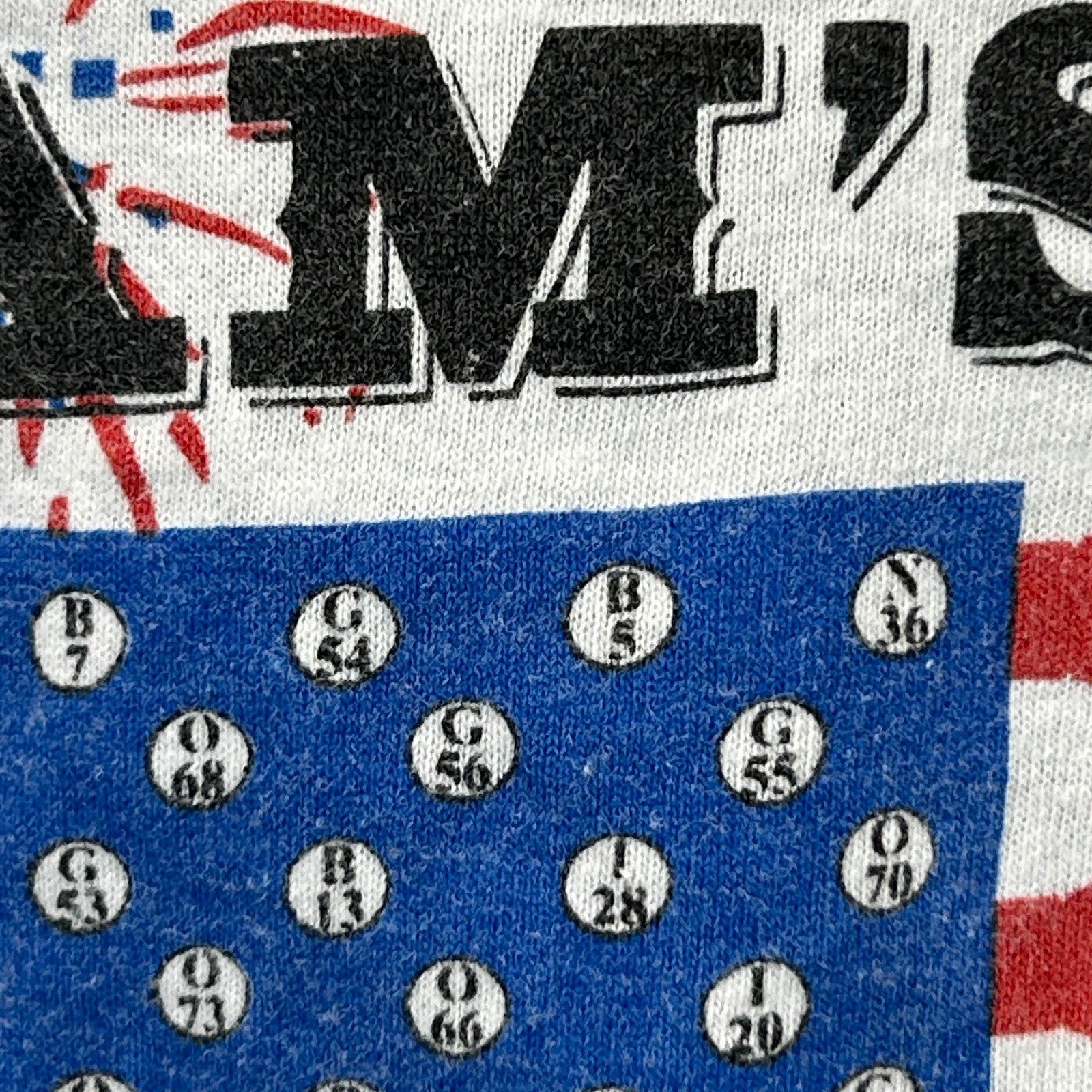 Gildan Vintage Sams Town Casino Bingo T Shirt Mens XL X-Large White Size US XL / EU 56 / 4 - 6 Thumbnail
