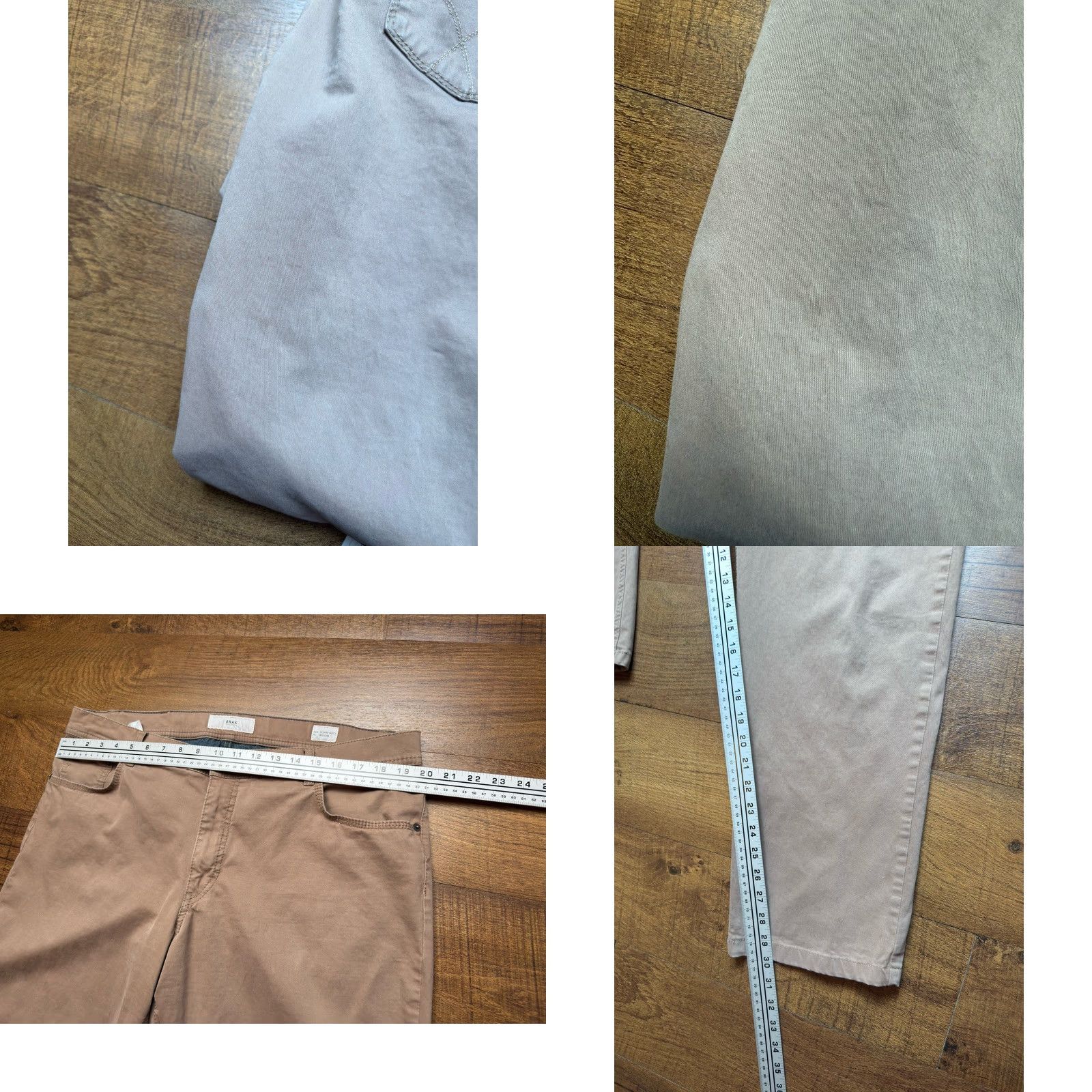 BRAX Brax Cooper Mens Feel Good Ultralight Flat Front Pants Khakis 40 Regular Brown 5-Pocket Inseam 30 Mens Size US 40 / EU 56 - 8 Thumbnail
