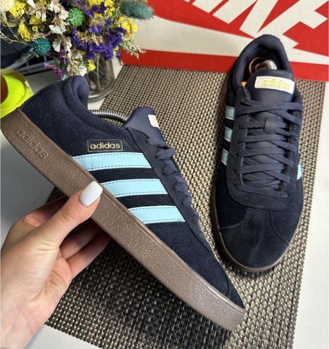 Adidas Mens ADIDAS GY2257 VL Court Trainers NAVY BLUE | Grailed