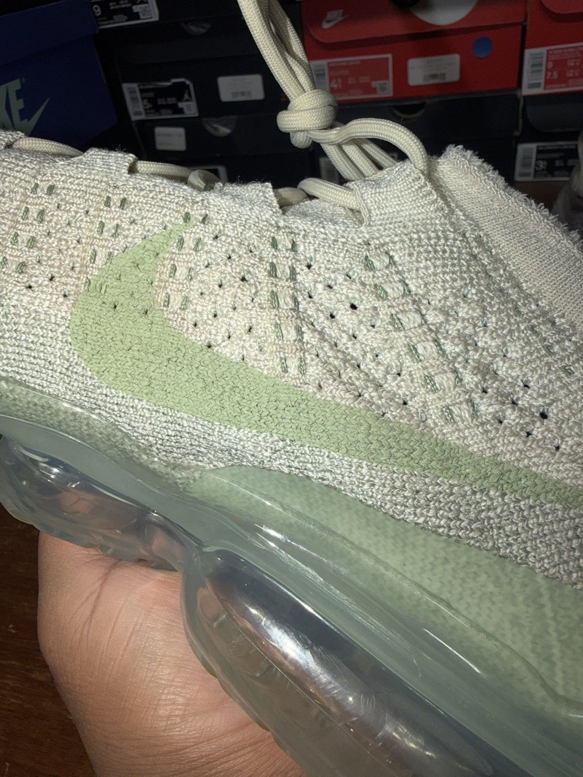 Nike Air VaporMax 2023 Flyknit Honeydew size 12 Size US 12 / EU 45 - 11 Thumbnail