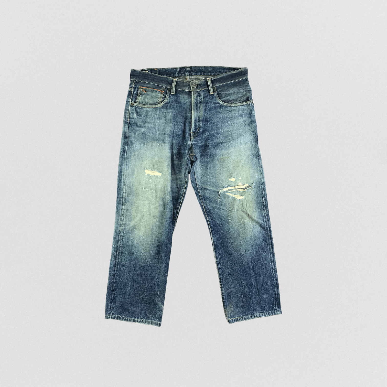Edwin Vintage Blue Wash Edwin 505 Selvedge Jeans-JM3654 Size US 38 / EU 54 - 1 Thumbnail