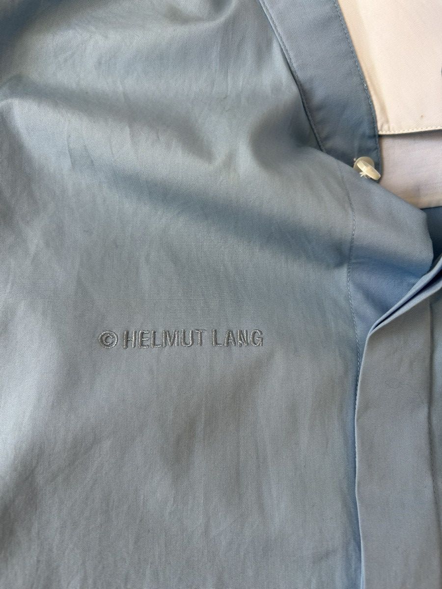 Helmut Lang Helmut Lang Men's Blue Flap Pocket Shirt Size US XS / EU 42 / 0 - 4 Thumbnail