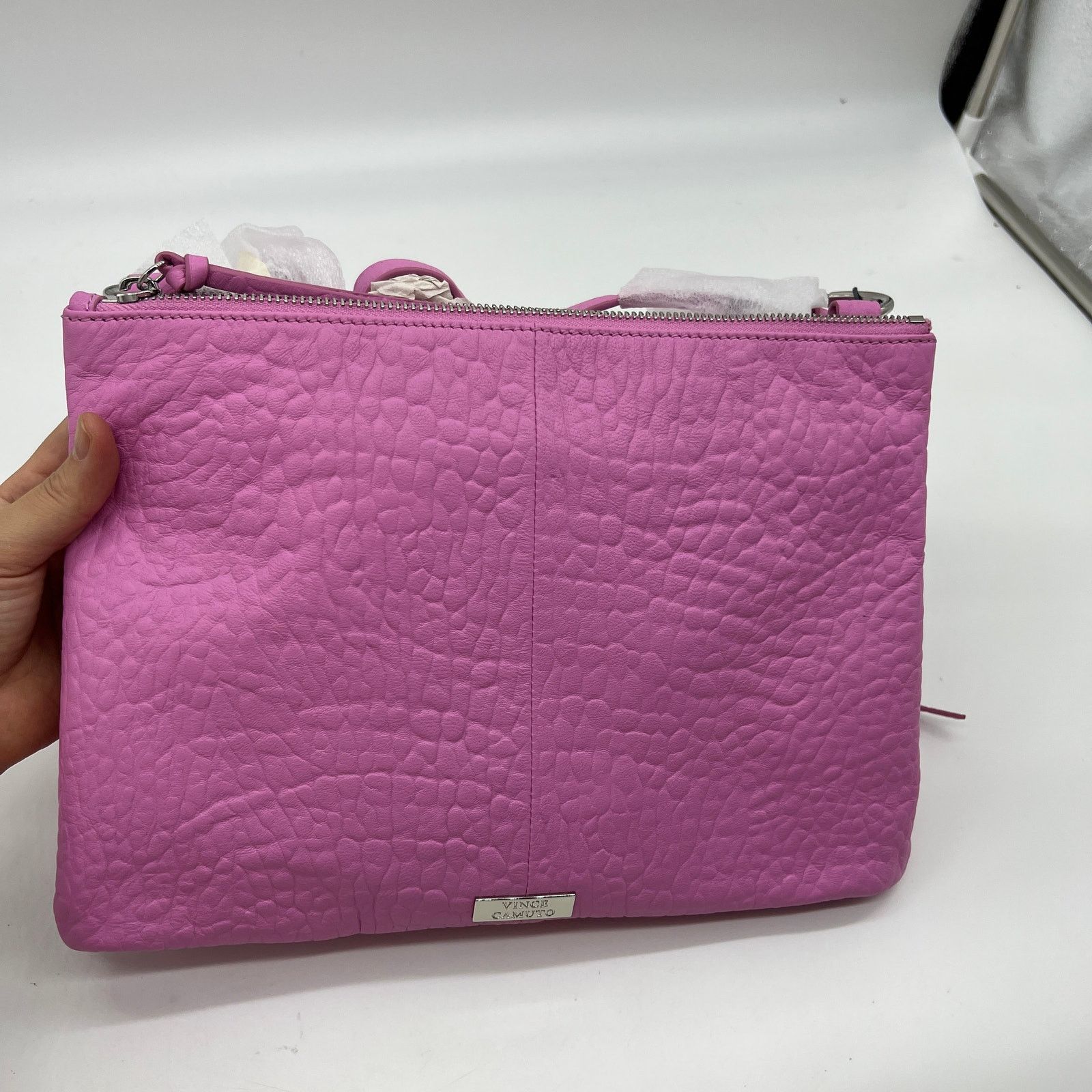 Other Vince Camuto Leather Livy Shoulder Bag Arresting Pink Size ONE SIZE - 11 Thumbnail