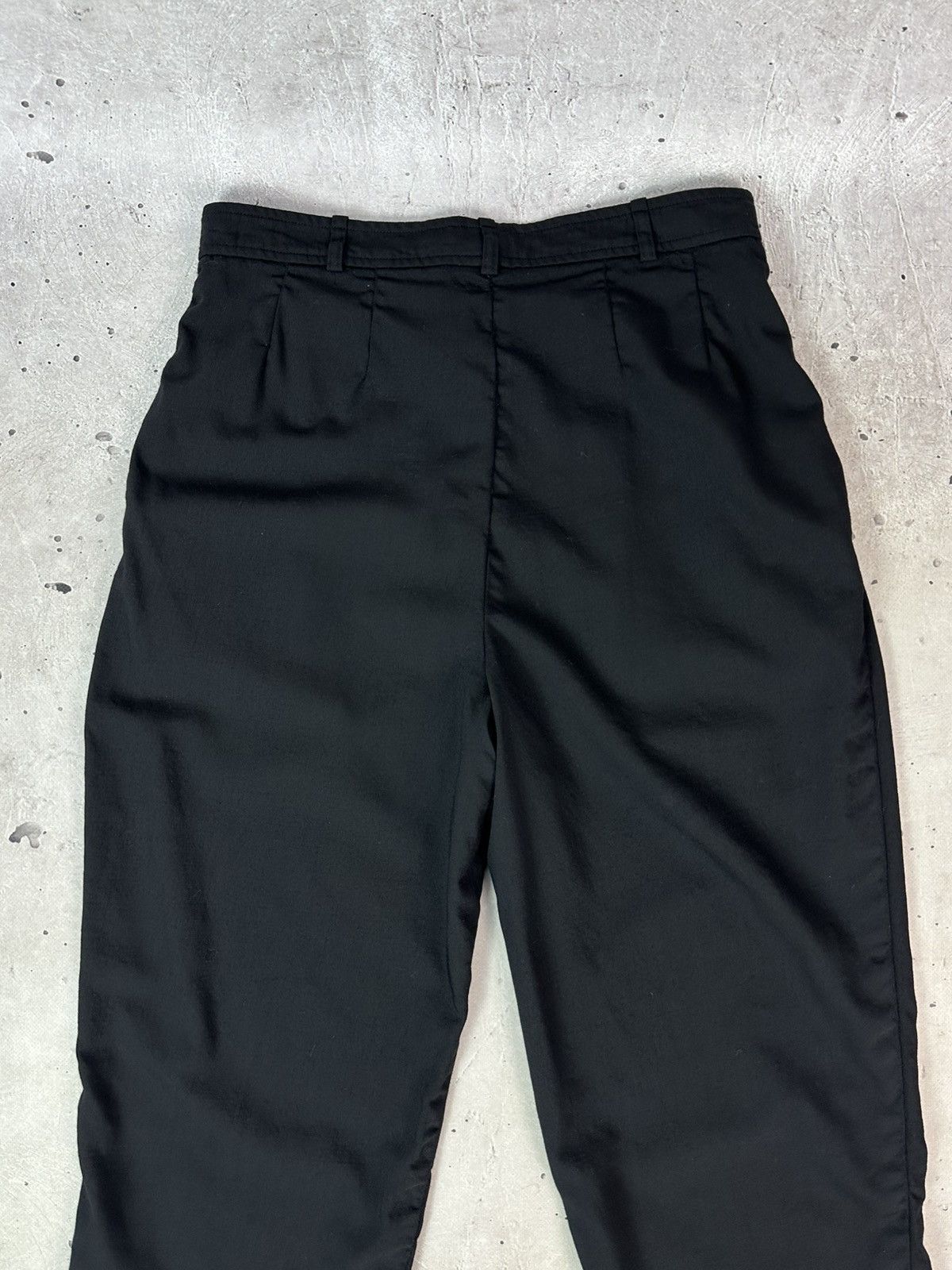 Polo Ralph Lauren Polo Ralph Lauren Black Wool Straight Women’s Trousers Size 27" / US 4 / IT 40 - 10 Thumbnail